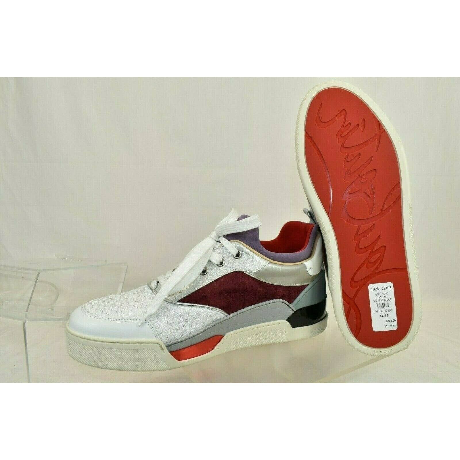 Christian Louboutin 3191281 AURELIEN MULTICOLOR MESH PATENT GLITTER SNEAKERS 43 Size US 10 / EU 43 - 8 Thumbnail
