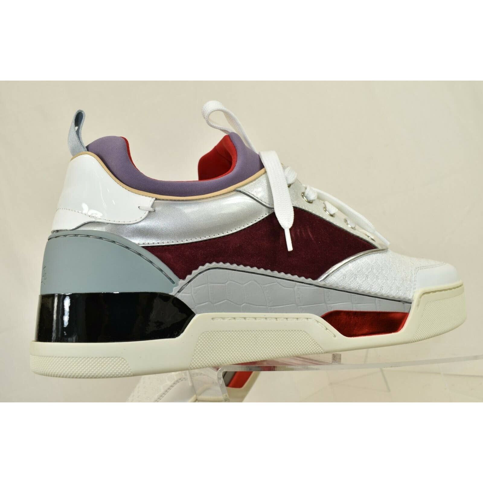 Christian Louboutin 3191281 AURELIEN MULTICOLOR MESH PATENT GLITTER SNEAKERS 43 Size US 10 / EU 43 - 7 Thumbnail