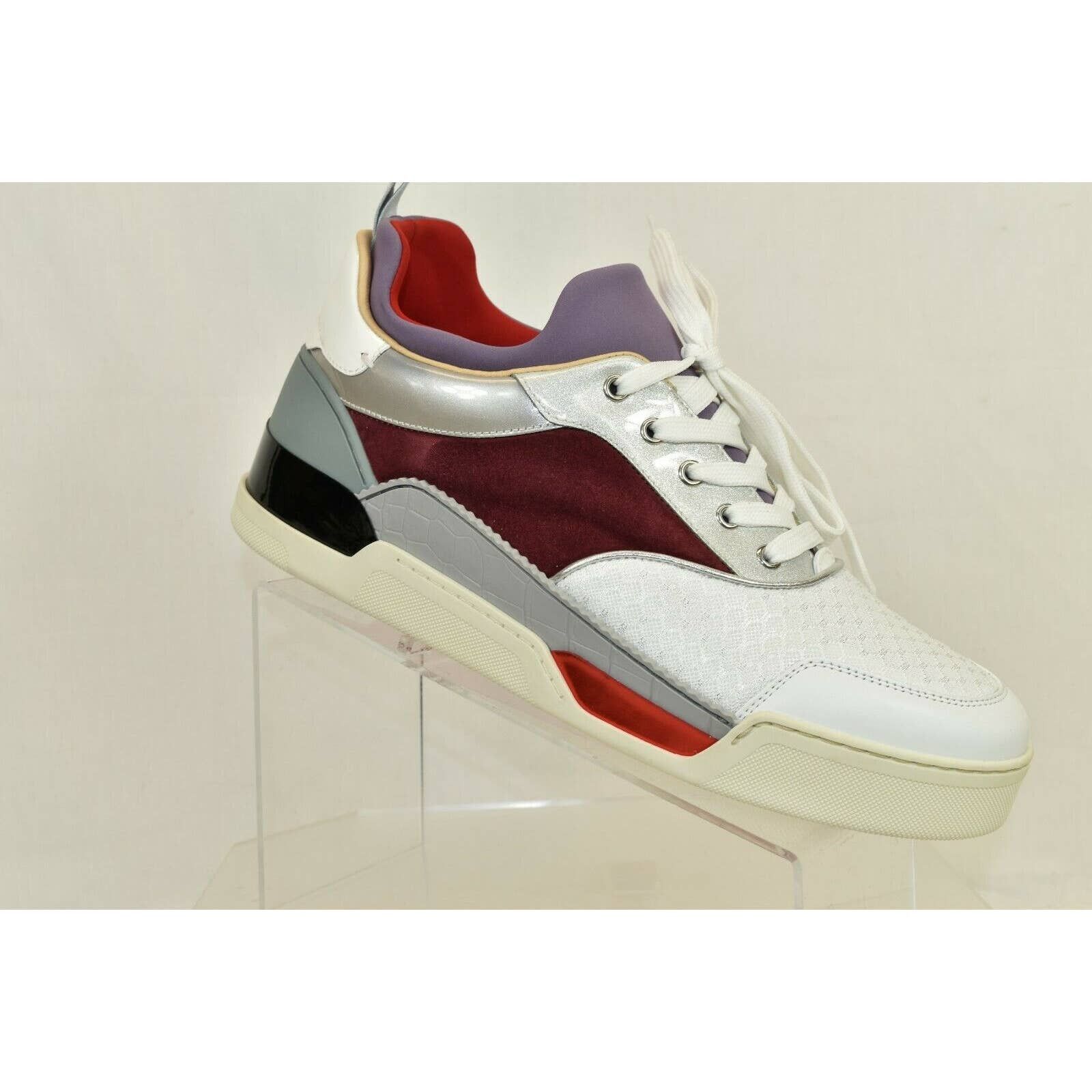 Christian Louboutin 3191281 AURELIEN MULTICOLOR MESH PATENT GLITTER SNEAKERS 43 Size US 10 / EU 43 - 5 Thumbnail