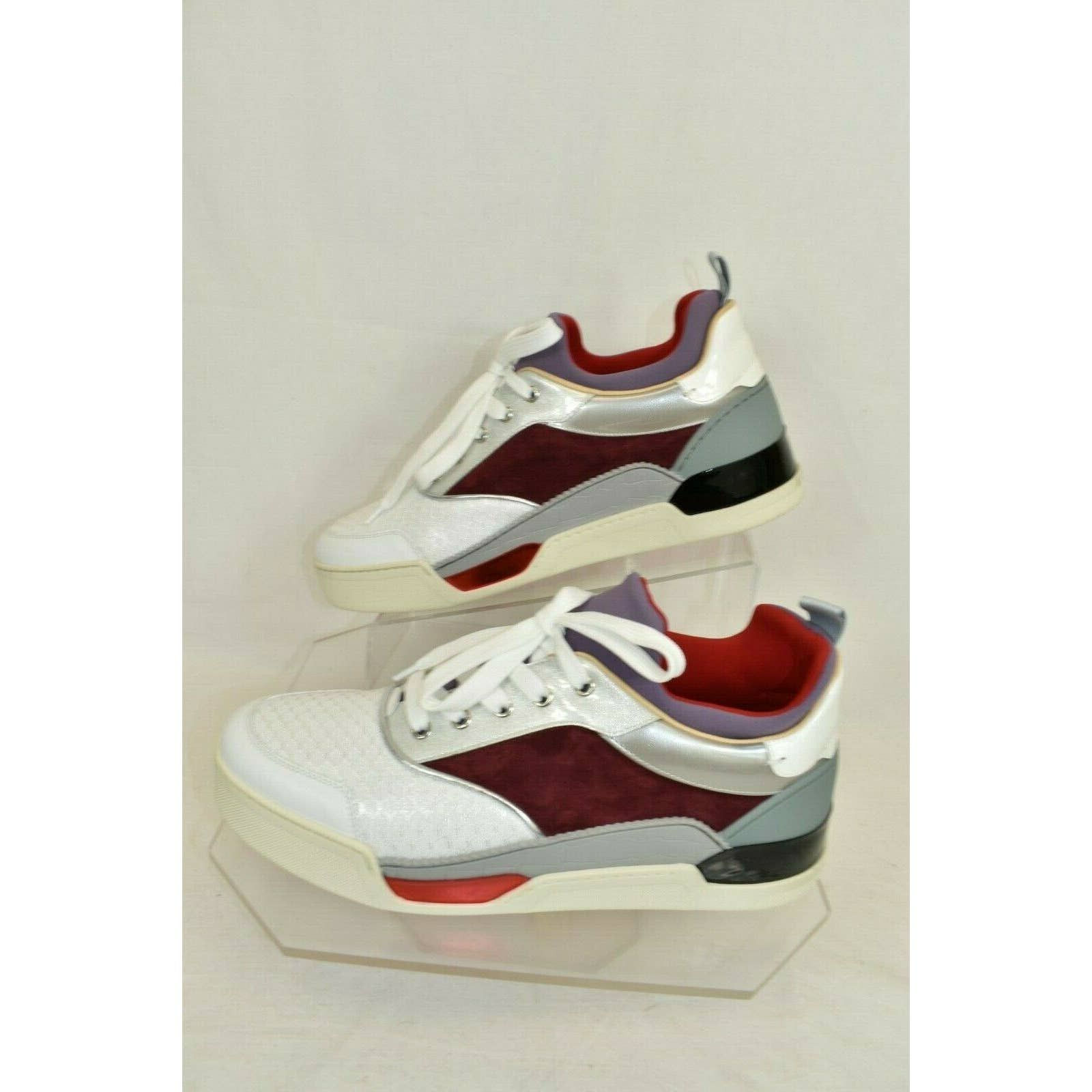 Christian Louboutin 3191281 AURELIEN MULTICOLOR MESH PATENT GLITTER SNEAKERS 43 Size US 10 / EU 43 - 12 Thumbnail