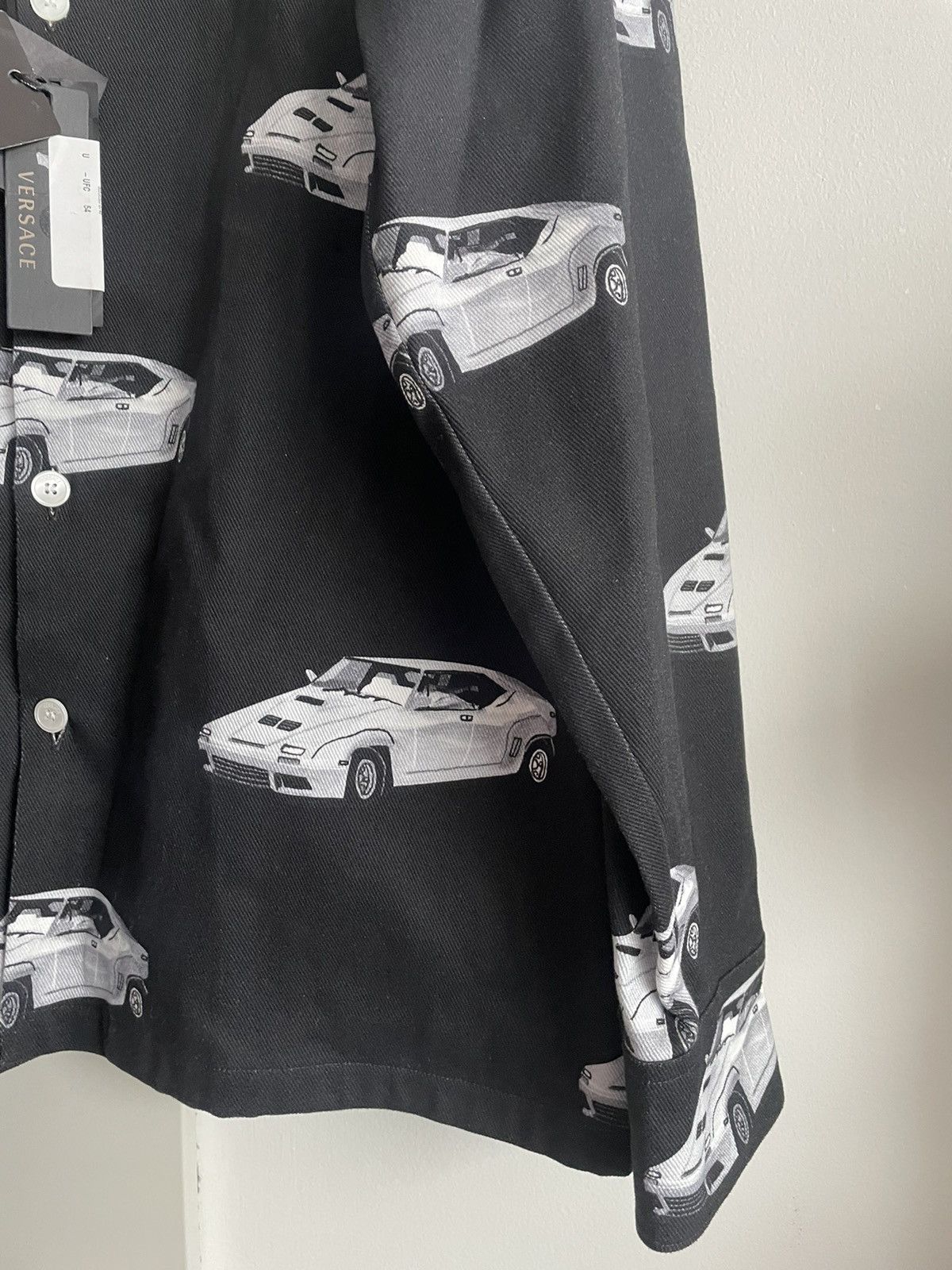 Versace $1,800 Sold Out Super Runway Car Print Denim Blazer Jacket Size US XL / EU 56 / 4 - 15 Thumbnail
