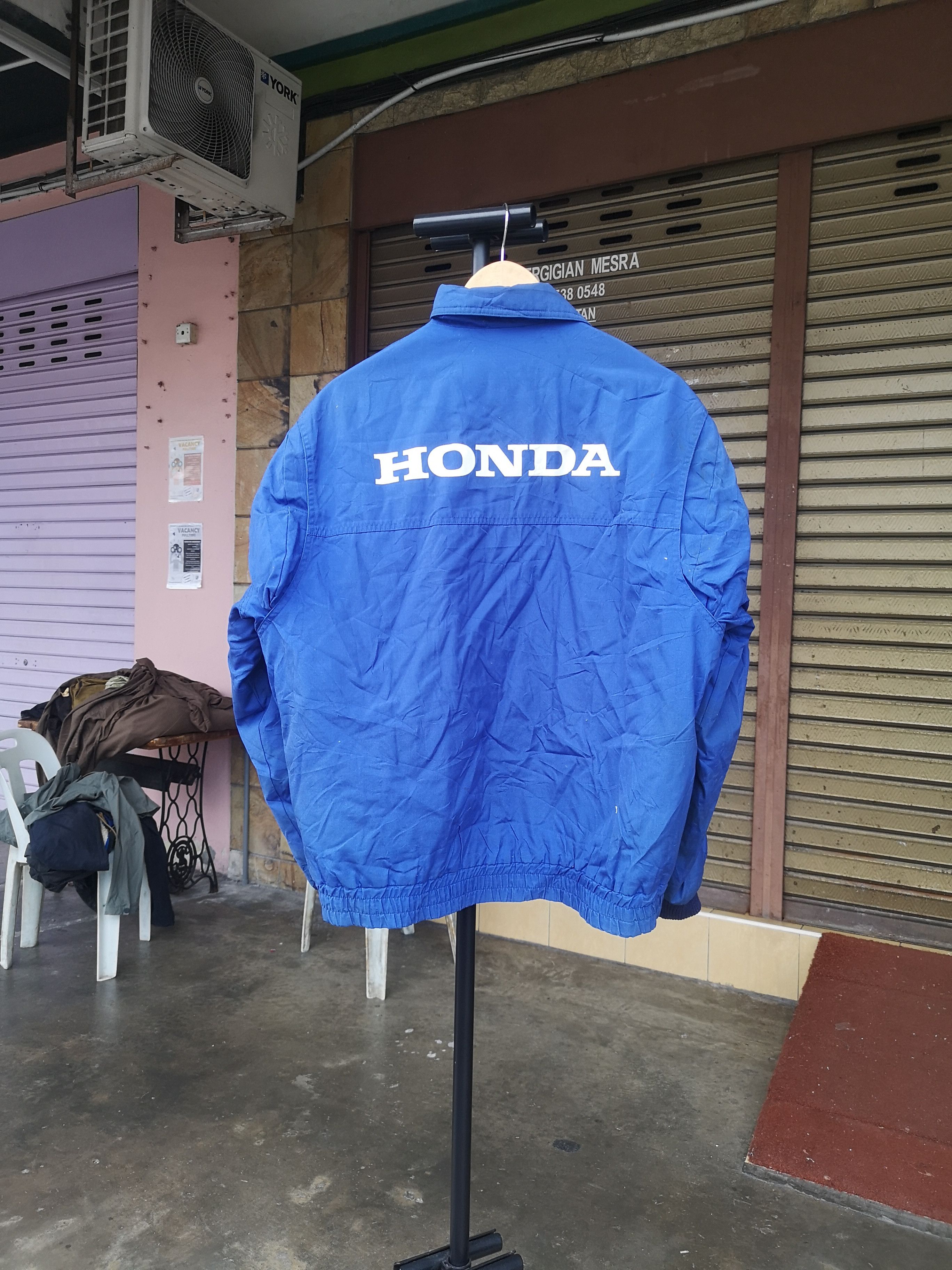 image of Gear For Sports x Honda Vintage Honda Jacket in Blue, Men's (Size Large)