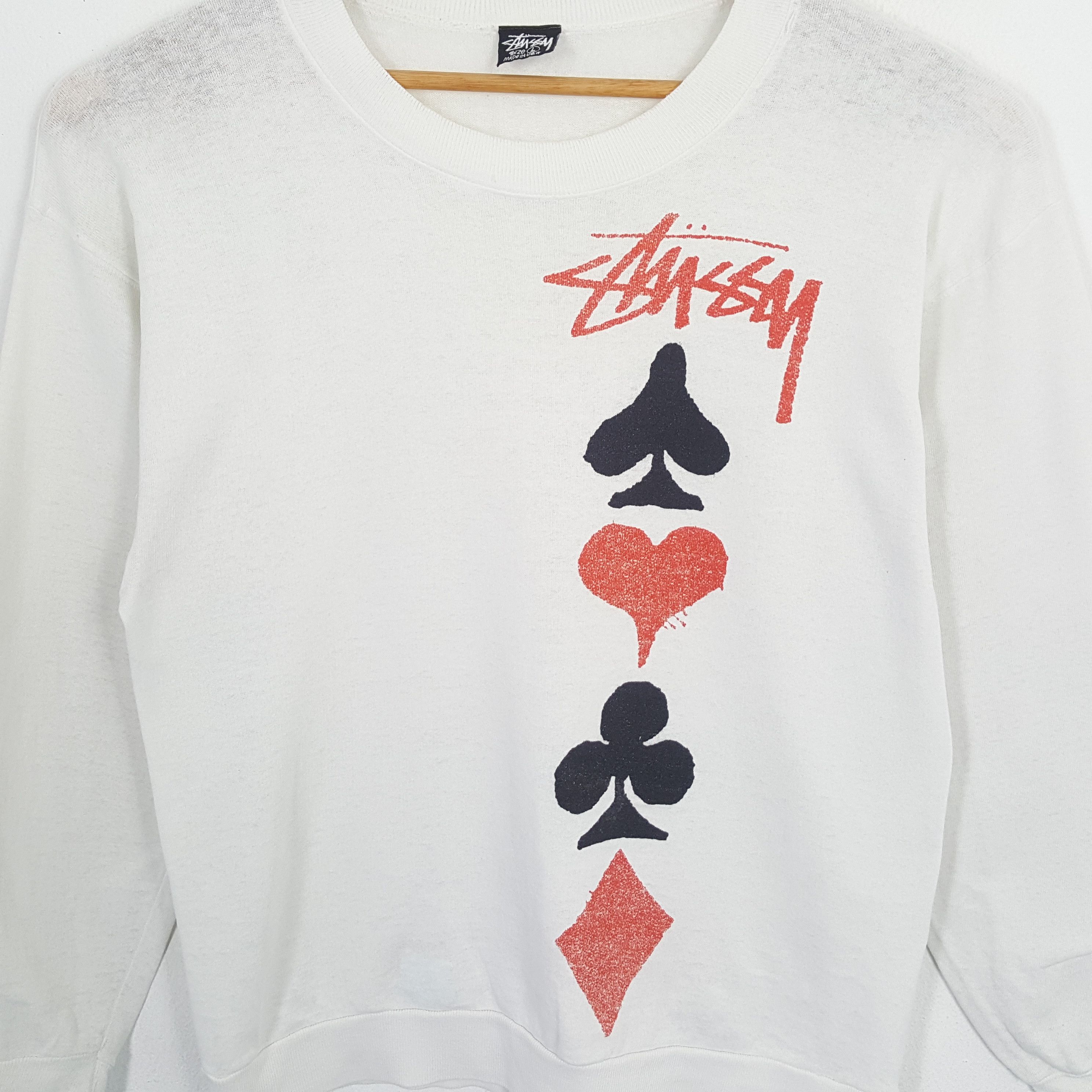 Vintage STUSSY Streetwear Skateboard Sweatshirt