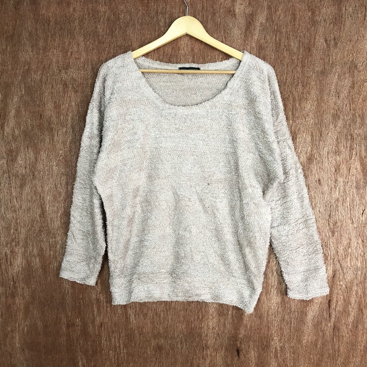 Japanese Brand Blue Strire Shag Shaggy Fur Mohair Knitwear #6704 Size US M / EU 48-50 / 2 - 3 Thumbnail