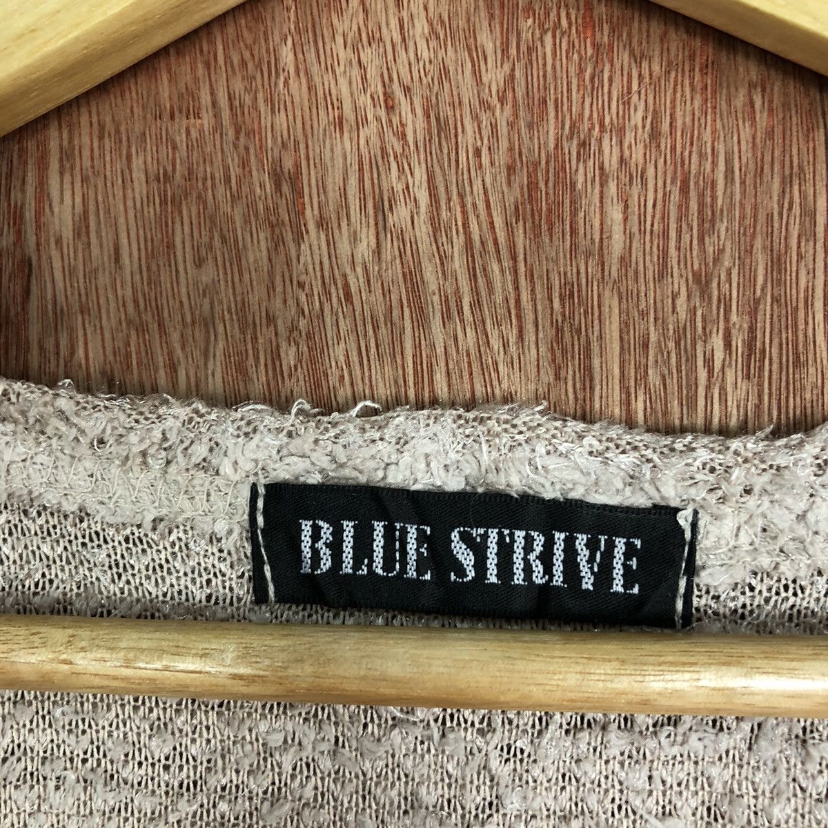 Japanese Brand Blue Strire Shag Shaggy Fur Mohair Knitwear #6704 Size US M / EU 48-50 / 2 - 7 Thumbnail