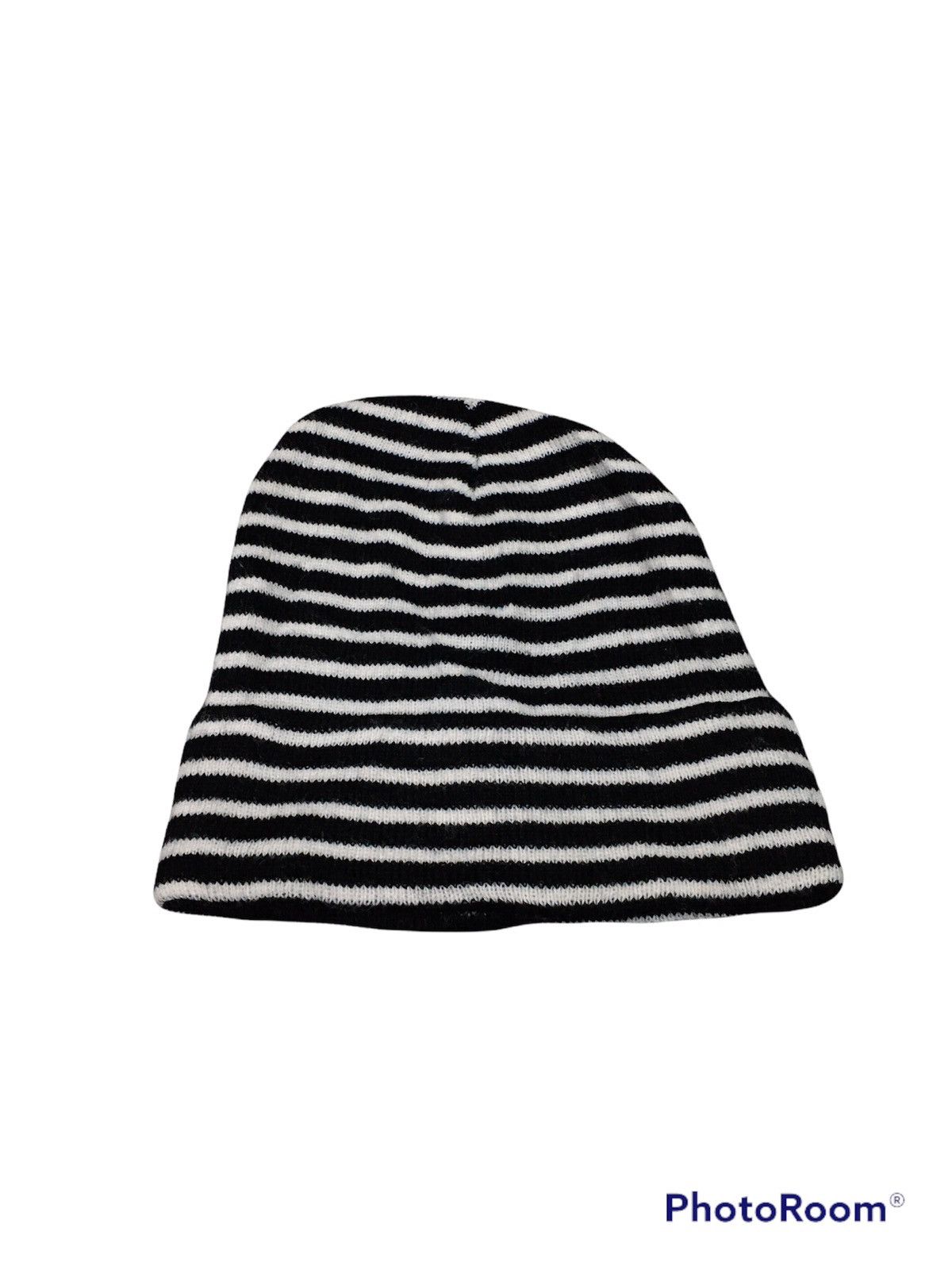 Vintage Kobain style Stripe Beanie Size ONE SIZE - 4 Thumbnail