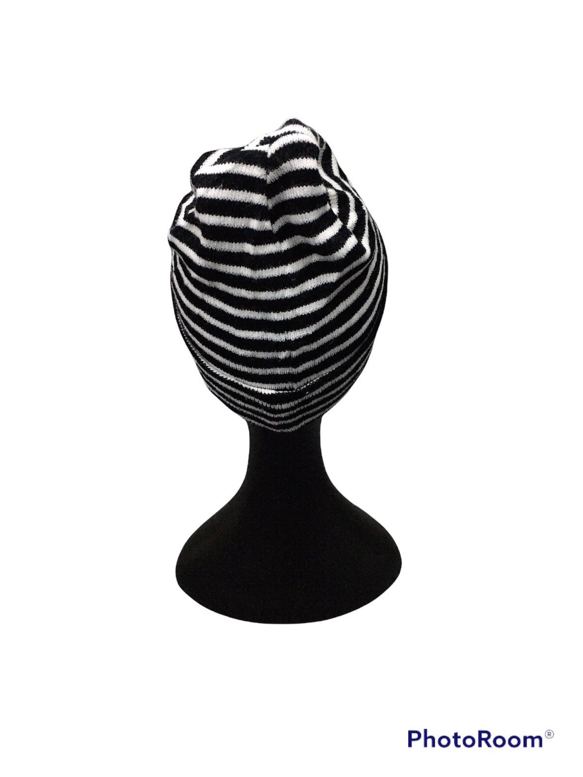 Vintage Kobain style Stripe Beanie Size ONE SIZE - 3 Thumbnail