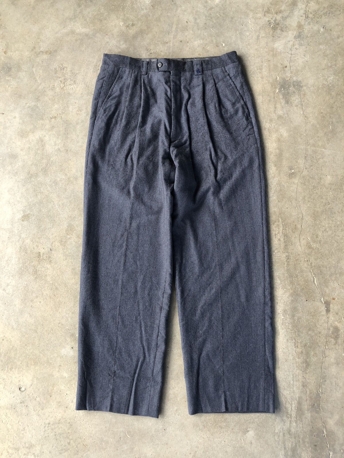 Lanvin Vintage Lanvin Wool Casual Pant Size US 32 / EU 48 - 2 Thumbnail
