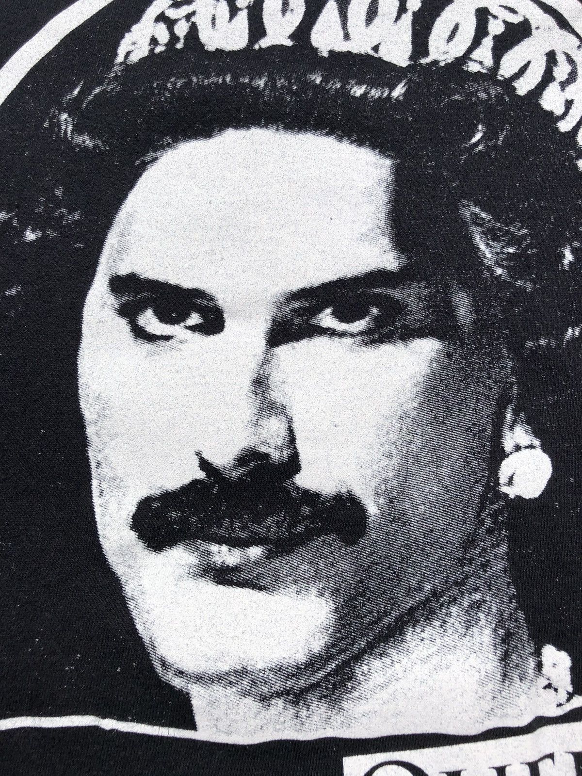Band Tees Vintage 2000s Queen Freddie Mercury God Save The Queen Tee Size US L / EU 52-54 / 3 - 3 Thumbnail