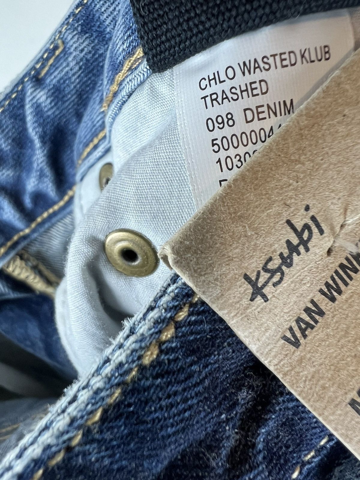 Ksubi Ksubi CHLO Wasted Klub Trashed Denim Size US 29 - 4 Thumbnail