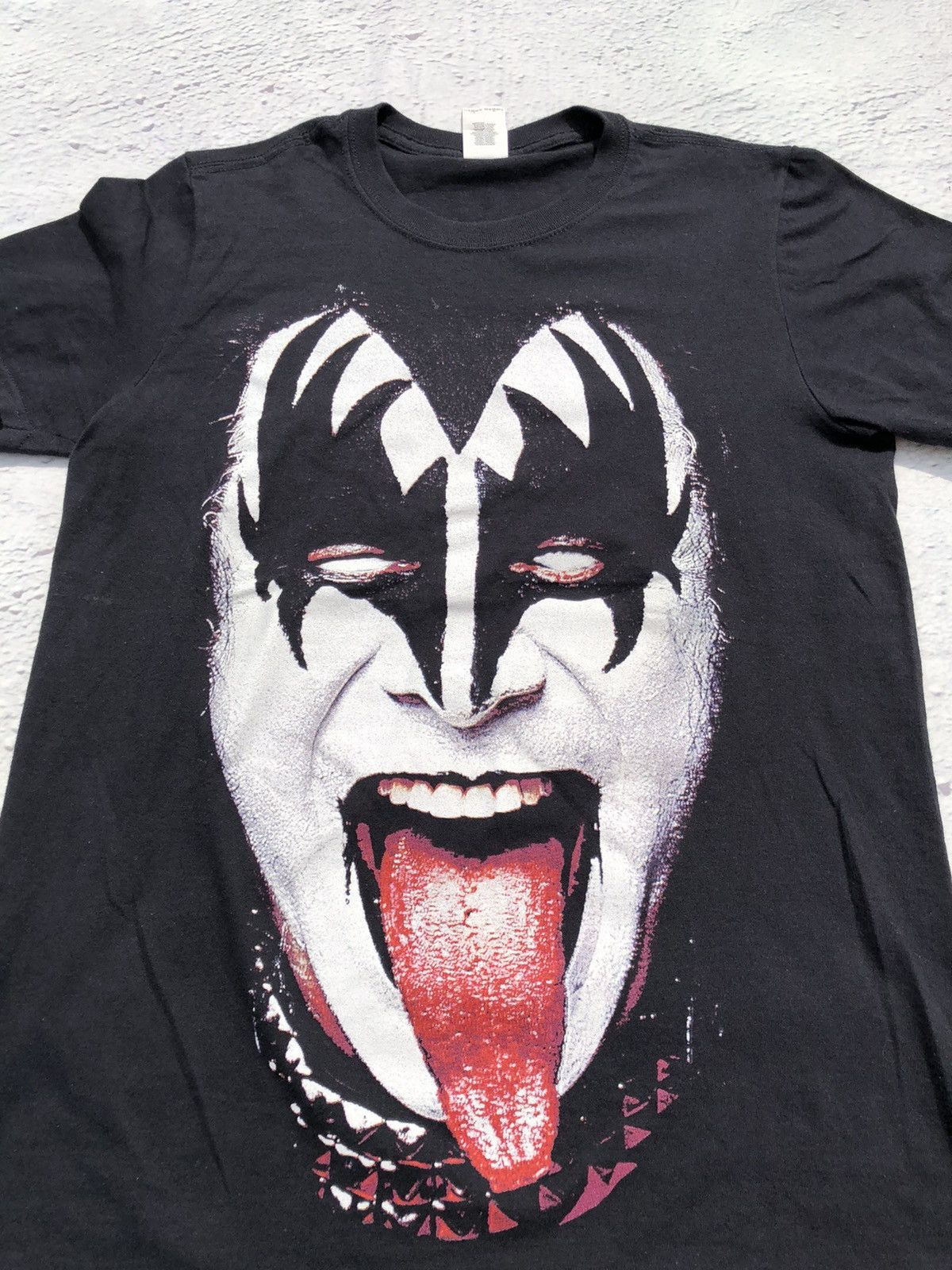 Band Tees Vintage 2000s Kiss Big Face Tee (Mötley Crüe Van Halen) Size US S / EU 44-46 / 1 - 4 Thumbnail