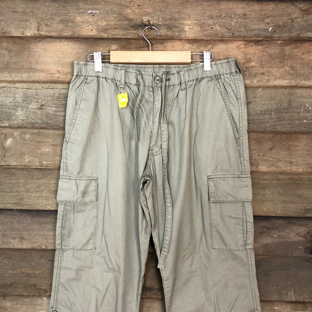 Japanese Brand Topvalu Grey Multipocket Cargo Pants #3383 Size US 32 / EU 48 - 2 Thumbnail