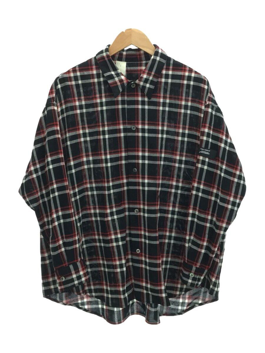 Shirt Multicolor Check Gingham Wool Button
