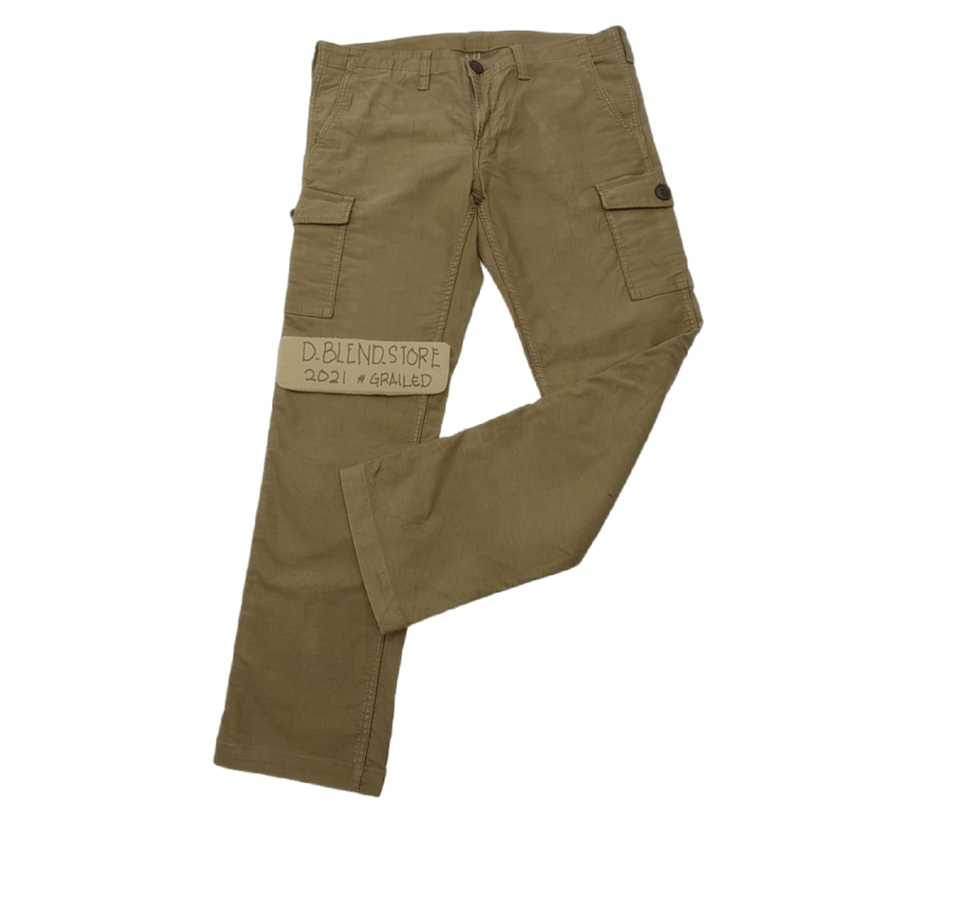 HOLLYWOOD RANCH MARKET 🔥HR MARKET CARGO PANTS Size US 33 - 3 Thumbnail