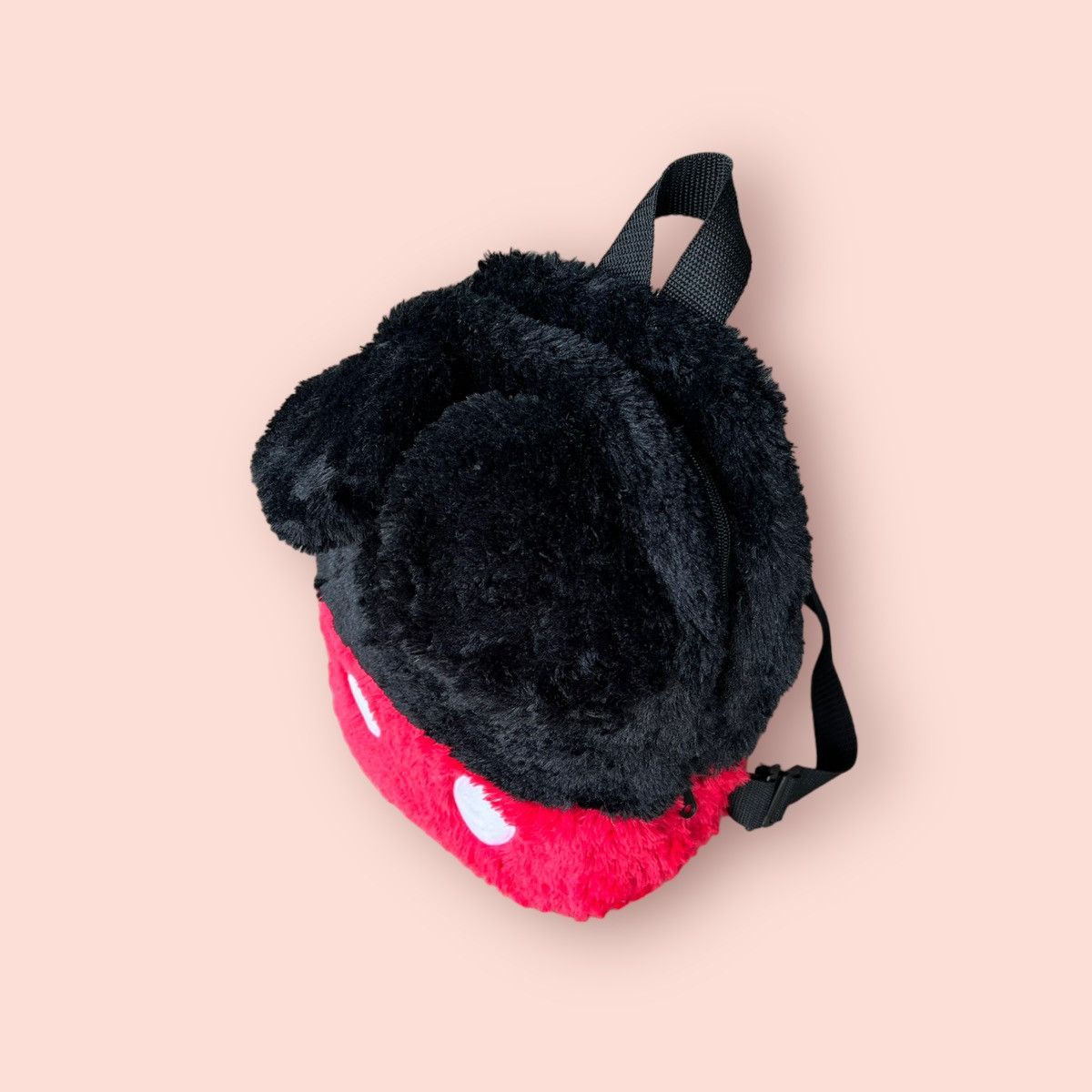 Disney × Japanese Brand × Vintage RARE DISNEY MICKEY MOUSE EARS FLUFFY MINI BACKPACK Size ONE SIZE - 14 Thumbnail