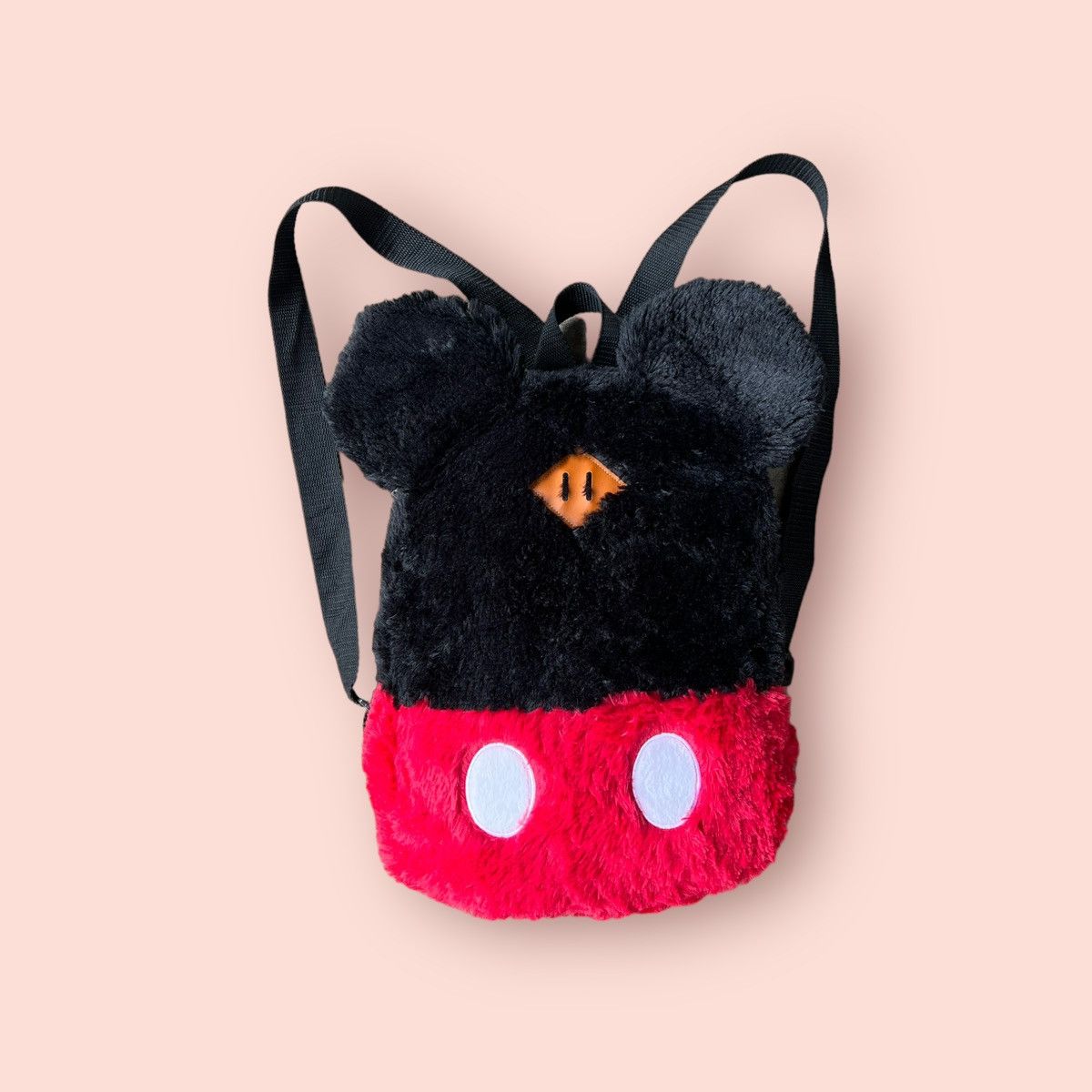 Disney × Japanese Brand × Vintage RARE DISNEY MICKEY MOUSE EARS FLUFFY MINI BACKPACK Size ONE SIZE - 9 Thumbnail
