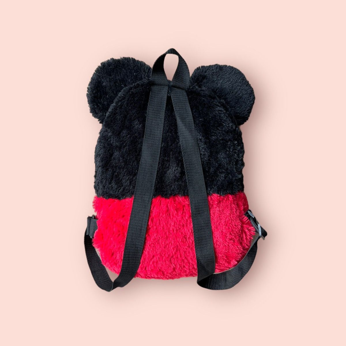 Disney × Japanese Brand × Vintage RARE DISNEY MICKEY MOUSE EARS FLUFFY MINI BACKPACK Size ONE SIZE - 2 Thumbnail