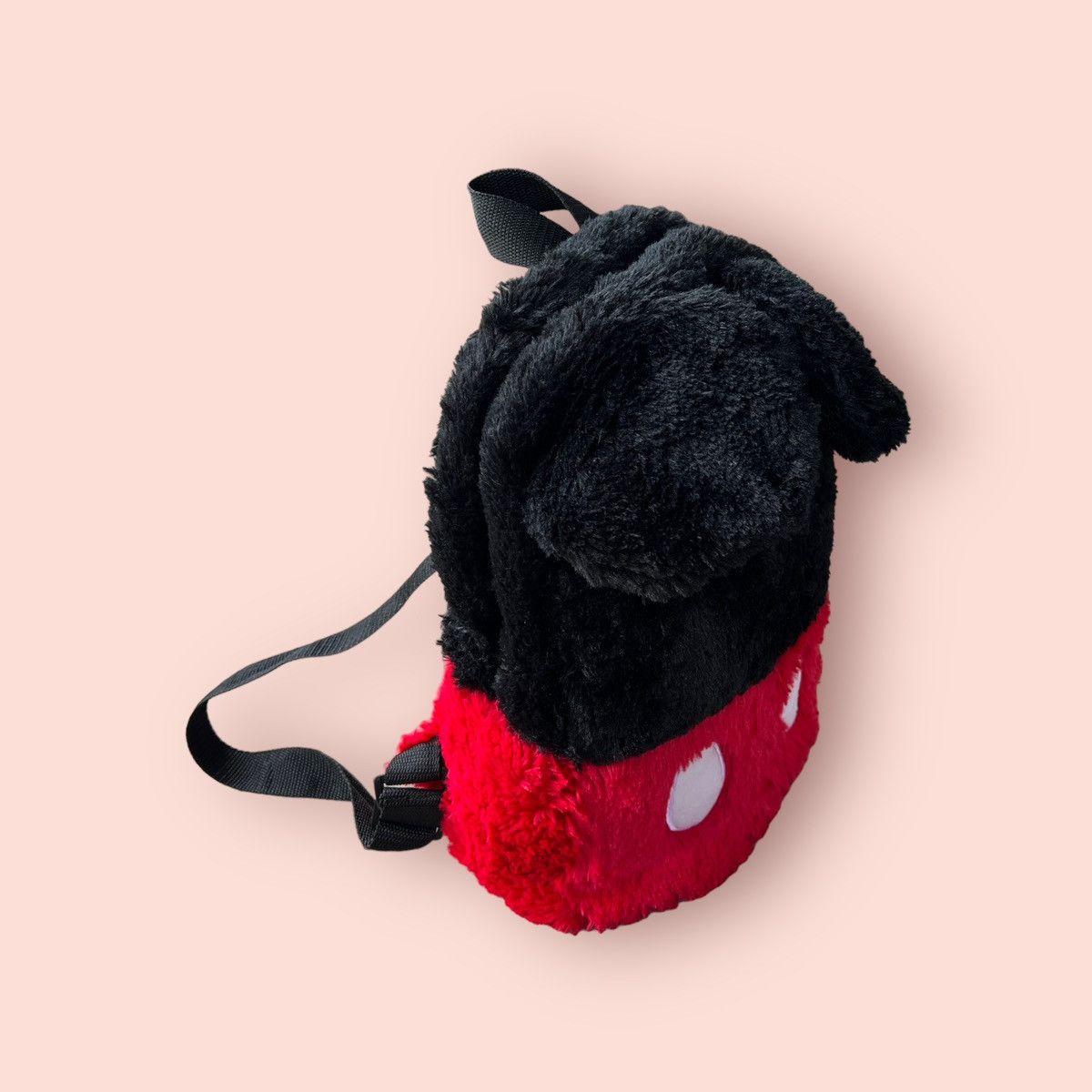 Disney × Japanese Brand × Vintage RARE DISNEY MICKEY MOUSE EARS FLUFFY MINI BACKPACK Size ONE SIZE - 3 Thumbnail