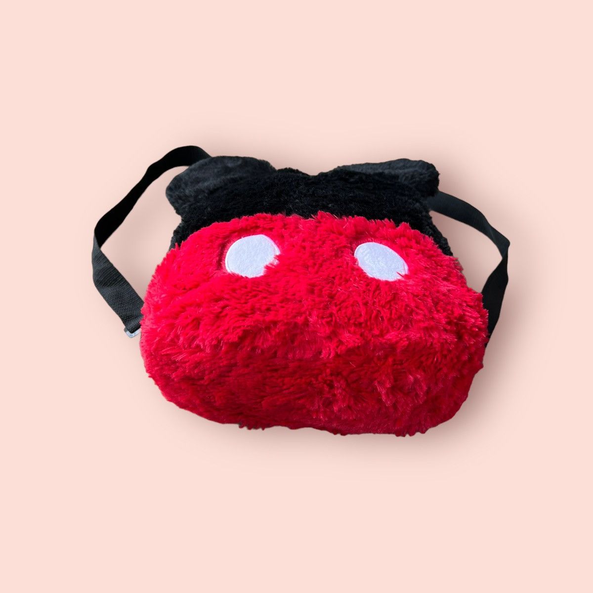 Disney × Japanese Brand × Vintage RARE DISNEY MICKEY MOUSE EARS FLUFFY MINI BACKPACK Size ONE SIZE - 7 Thumbnail