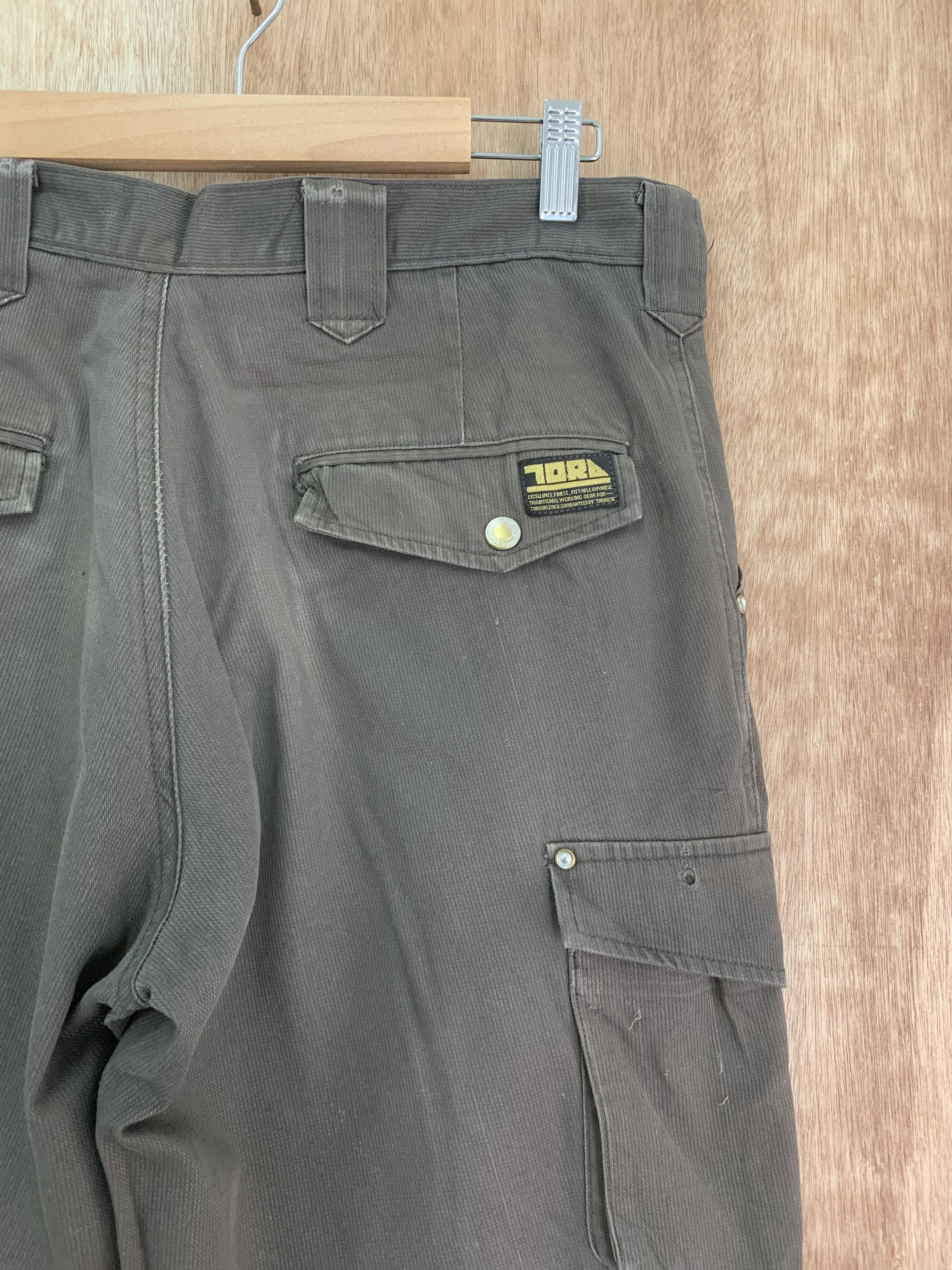 Japanese Brand Cargo Pants Tora Multipocket Vtg Travis Scott Style Pants Size US 32 / EU 48 - 15 Thumbnail