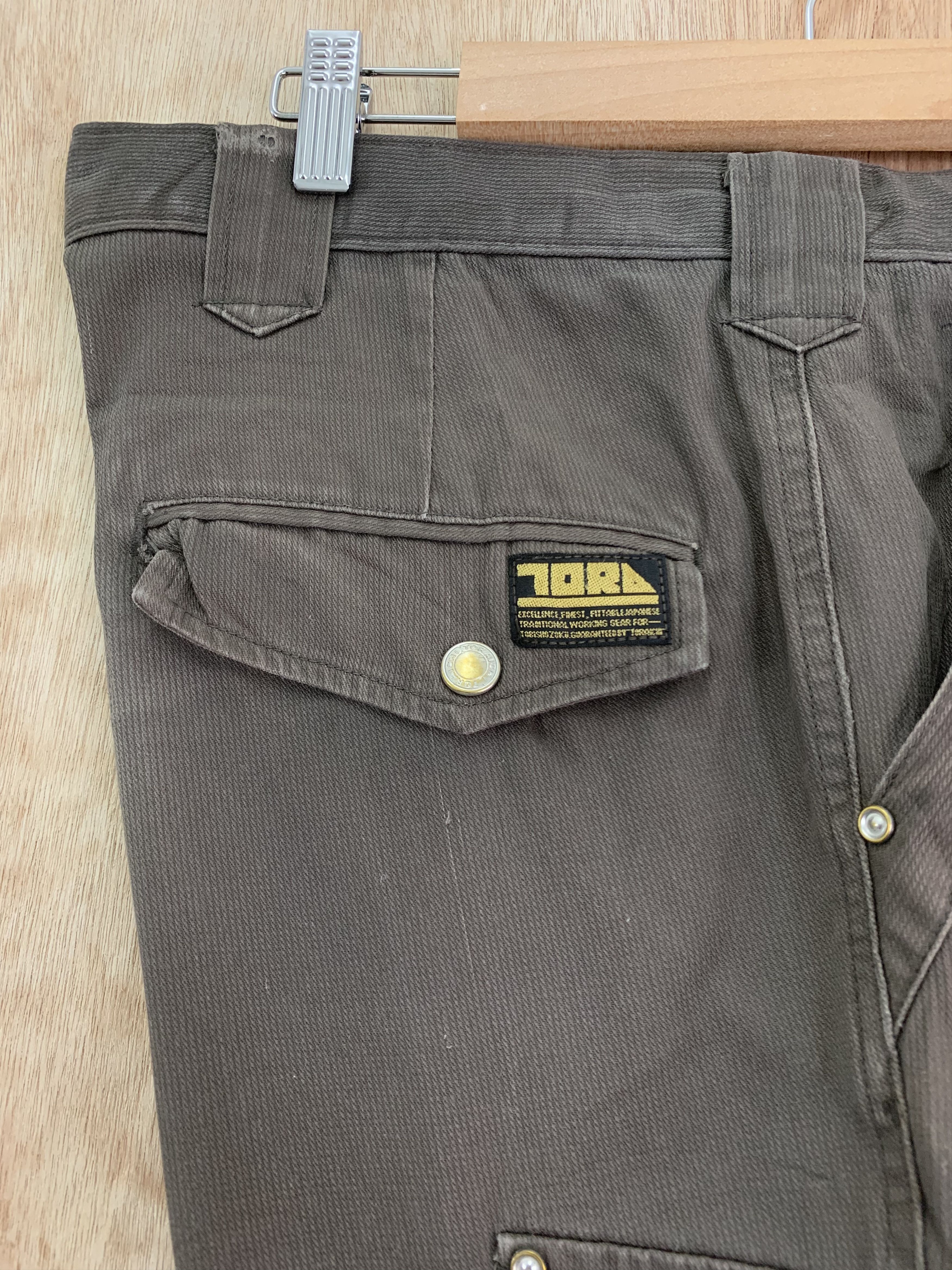 Japanese Brand Cargo Pants Tora Multipocket Vtg Travis Scott Style Pants Size US 32 / EU 48 - 19 Thumbnail