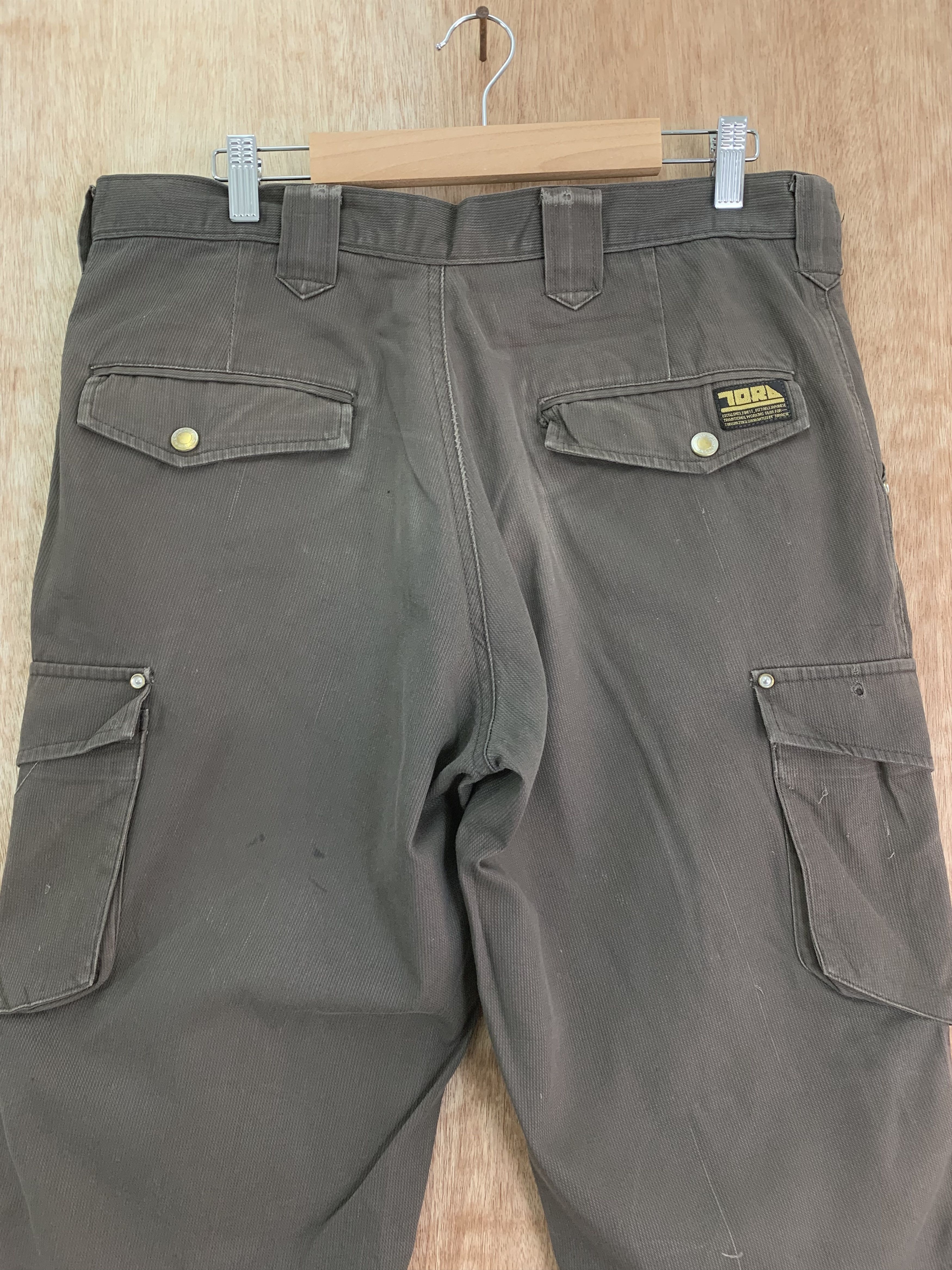 Japanese Brand Cargo Pants Tora Multipocket Vtg Travis Scott Style Pants Size US 32 / EU 48 - 13 Thumbnail