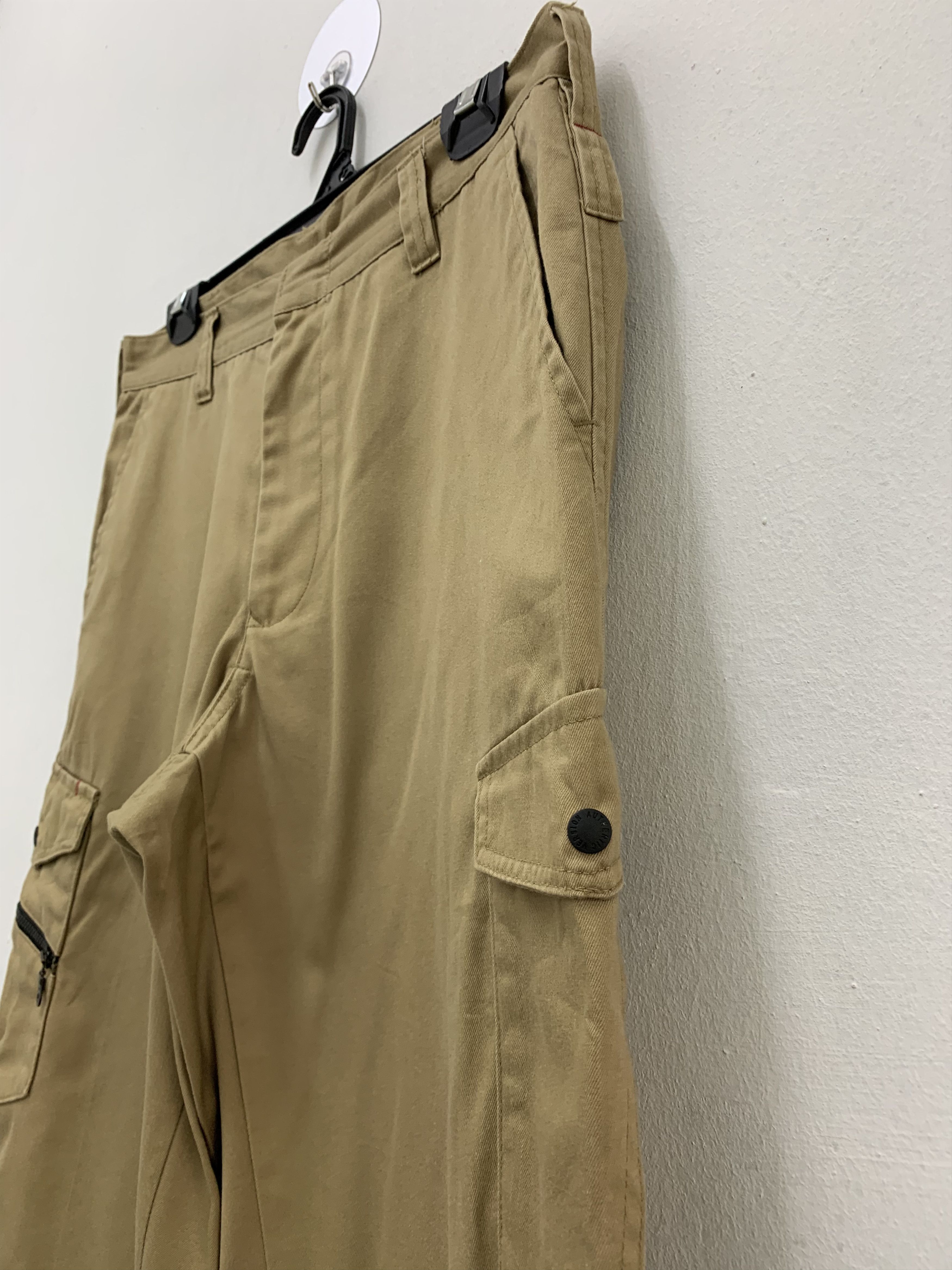 Japanese Brand Cargo Pants W.Impact Multipocket Khaki Streetwear Size US 30 / EU 46 - 4 Thumbnail