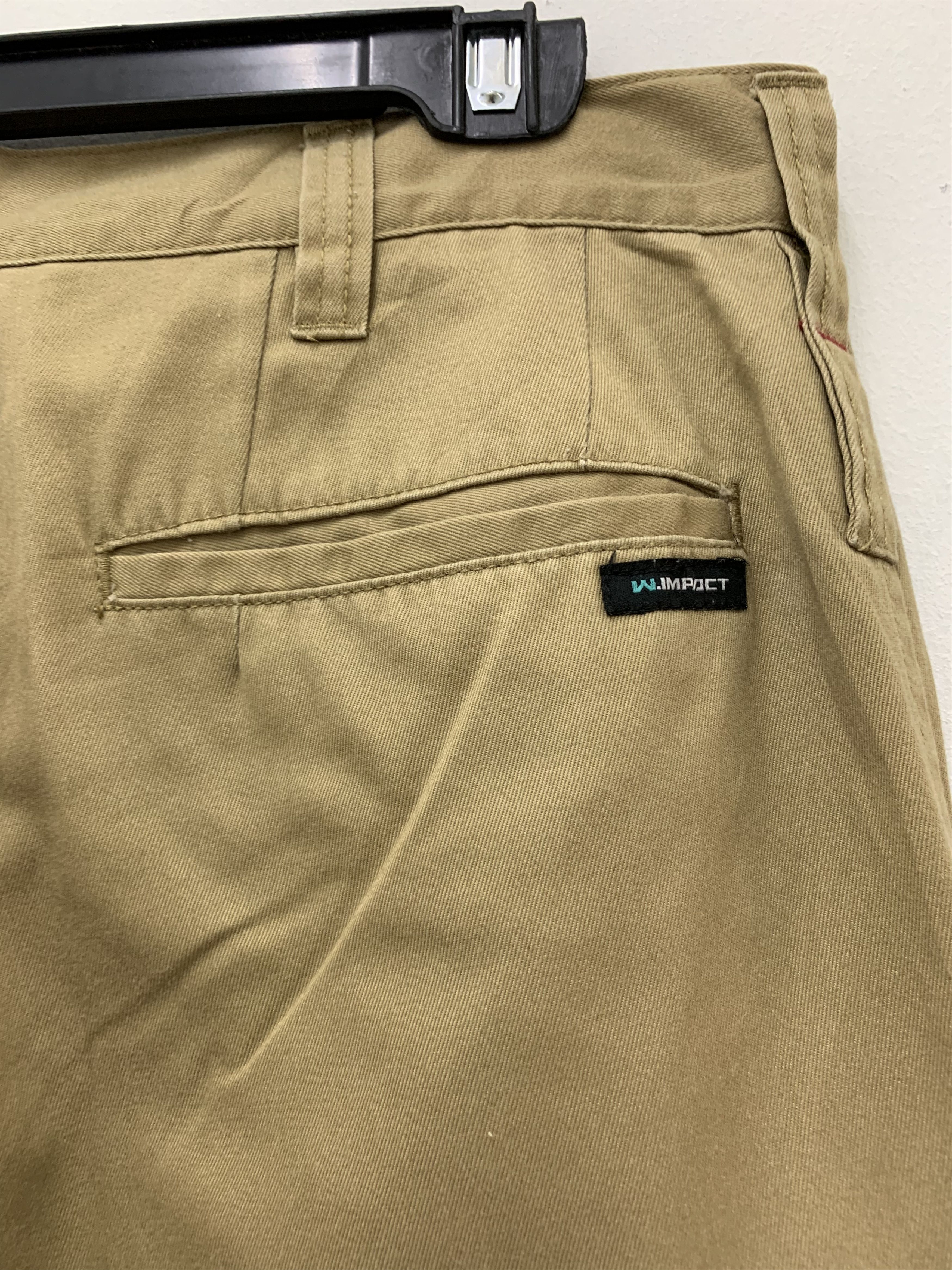 Japanese Brand Cargo Pants W.Impact Multipocket Khaki Streetwear Size US 30 / EU 46 - 11 Thumbnail