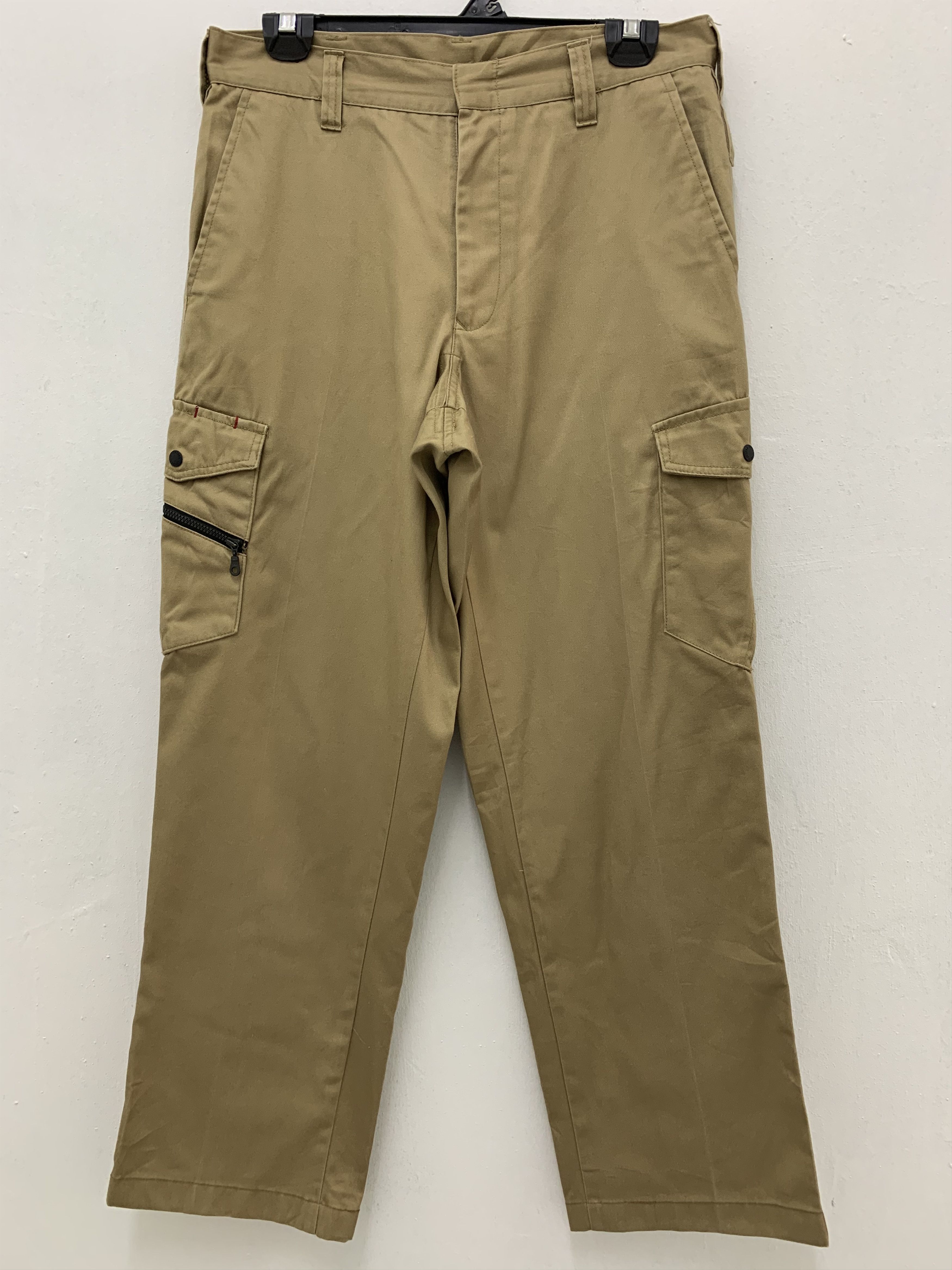 Japanese Brand Cargo Pants W.Impact Multipocket Khaki Streetwear Size US 30 / EU 46 - 1 Thumbnail