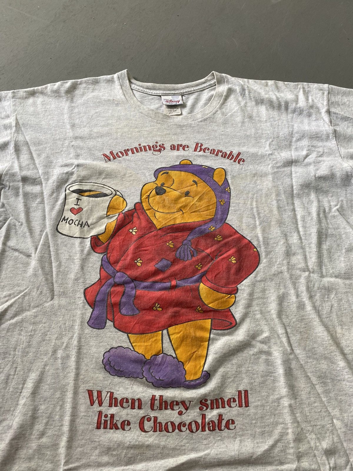 Disney × Vintage Vintage ‘99 Winnie the Pooh Morning’s are Bearable Tee Size US XL / EU 56 / 4 - 8 Thumbnail
