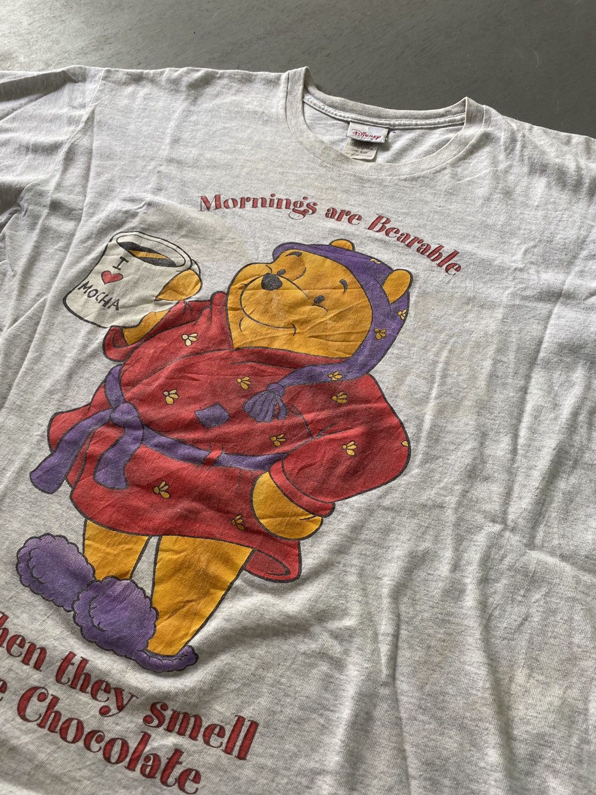 Disney × Vintage Vintage ‘99 Winnie the Pooh Morning’s are Bearable Tee Size US XL / EU 56 / 4 - 12 Thumbnail