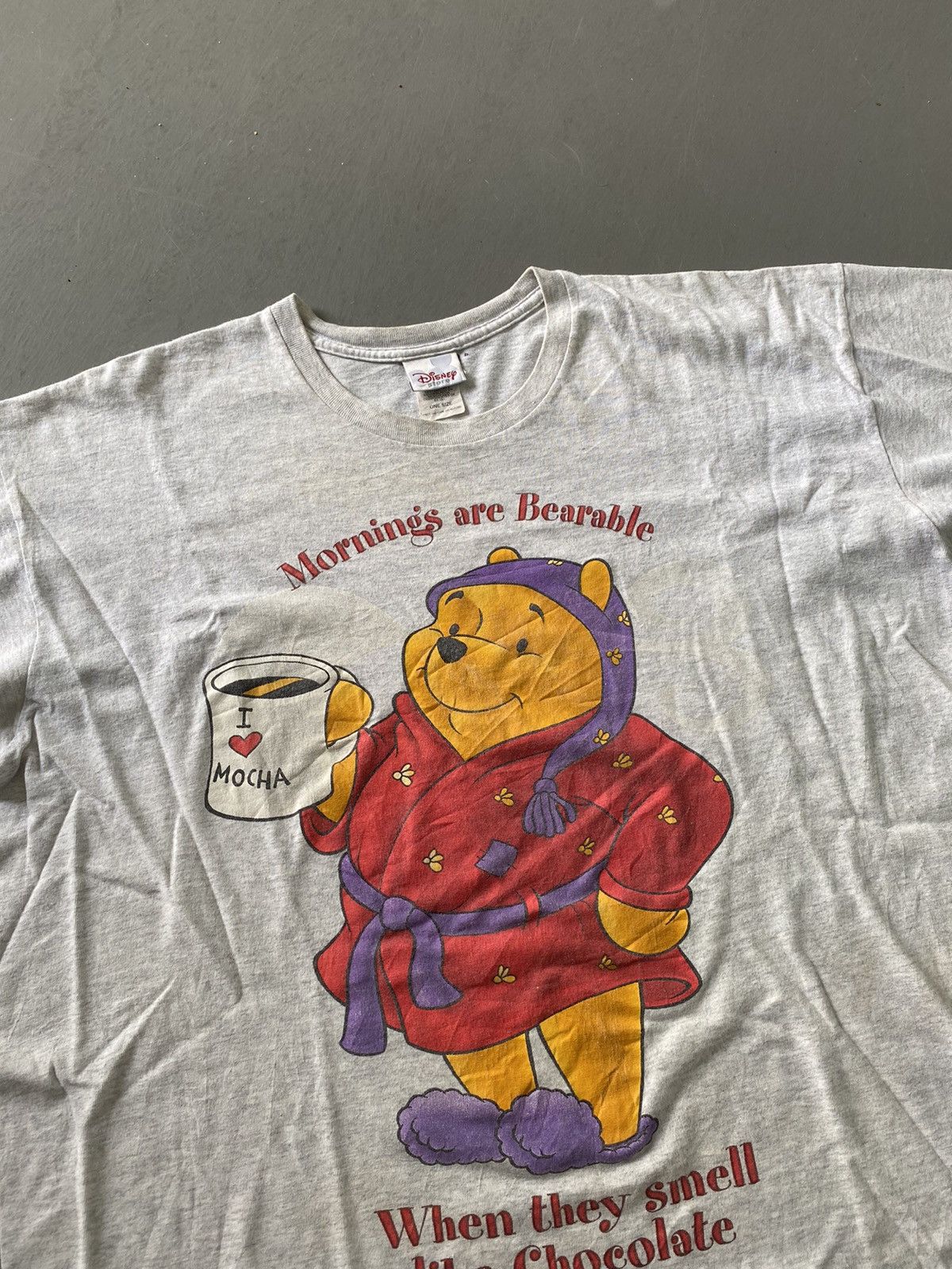 Disney × Vintage Vintage ‘99 Winnie the Pooh Morning’s are Bearable Tee Size US XL / EU 56 / 4 - 1 Thumbnail