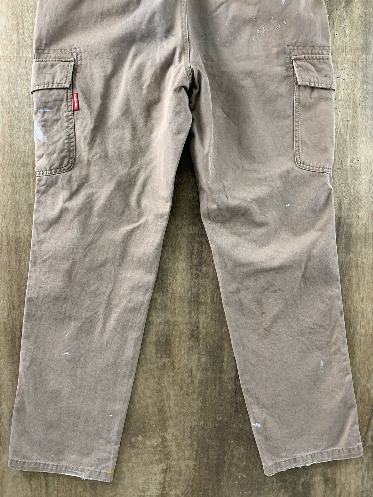 Japanese Brand Cargo Pants Painted Custom Multipocket Brown Streetwear Size US 30 / EU 46 - 12 Thumbnail