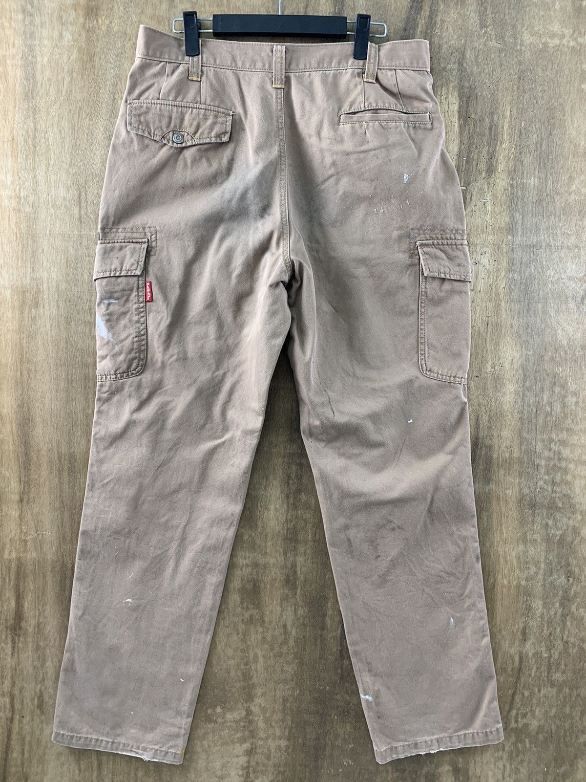 Japanese Brand Cargo Pants Painted Custom Multipocket Brown Streetwear Size US 30 / EU 46 - 10 Thumbnail