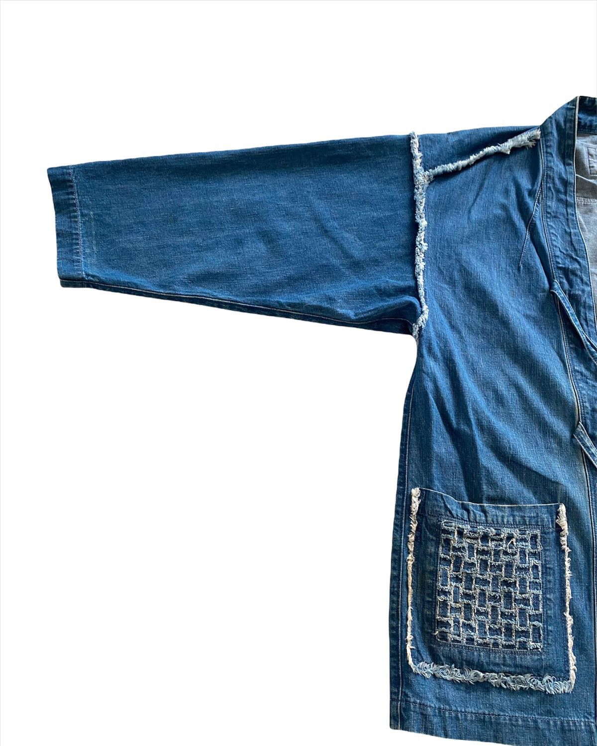 Blue Blue Japan × Japanese Brand × Vintage 🇯🇵Vintage Dyen Kimono Pachwork style visvim kapital design Size US L / EU 52-54 / 3 - 11 Thumbnail