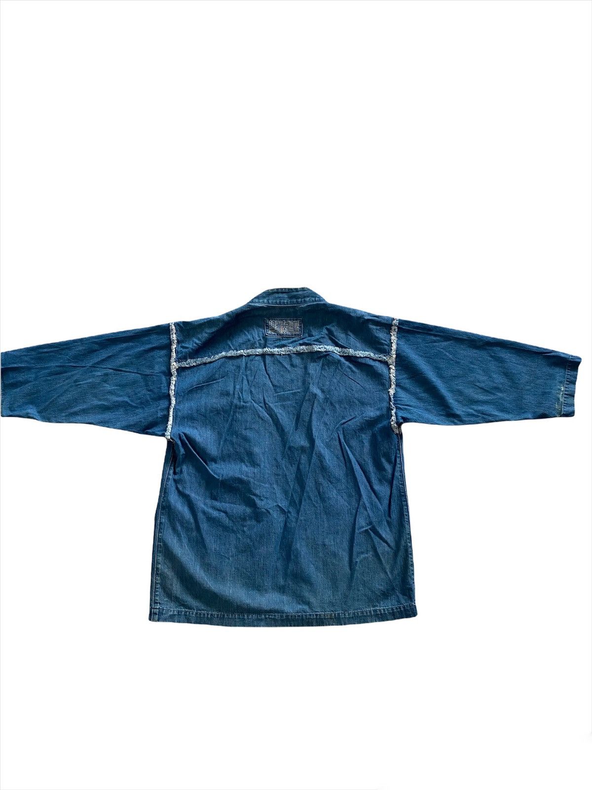 Blue Blue Japan × Japanese Brand × Vintage 🇯🇵Vintage Dyen Kimono Pachwork style visvim kapital design Size US L / EU 52-54 / 3 - 8 Thumbnail