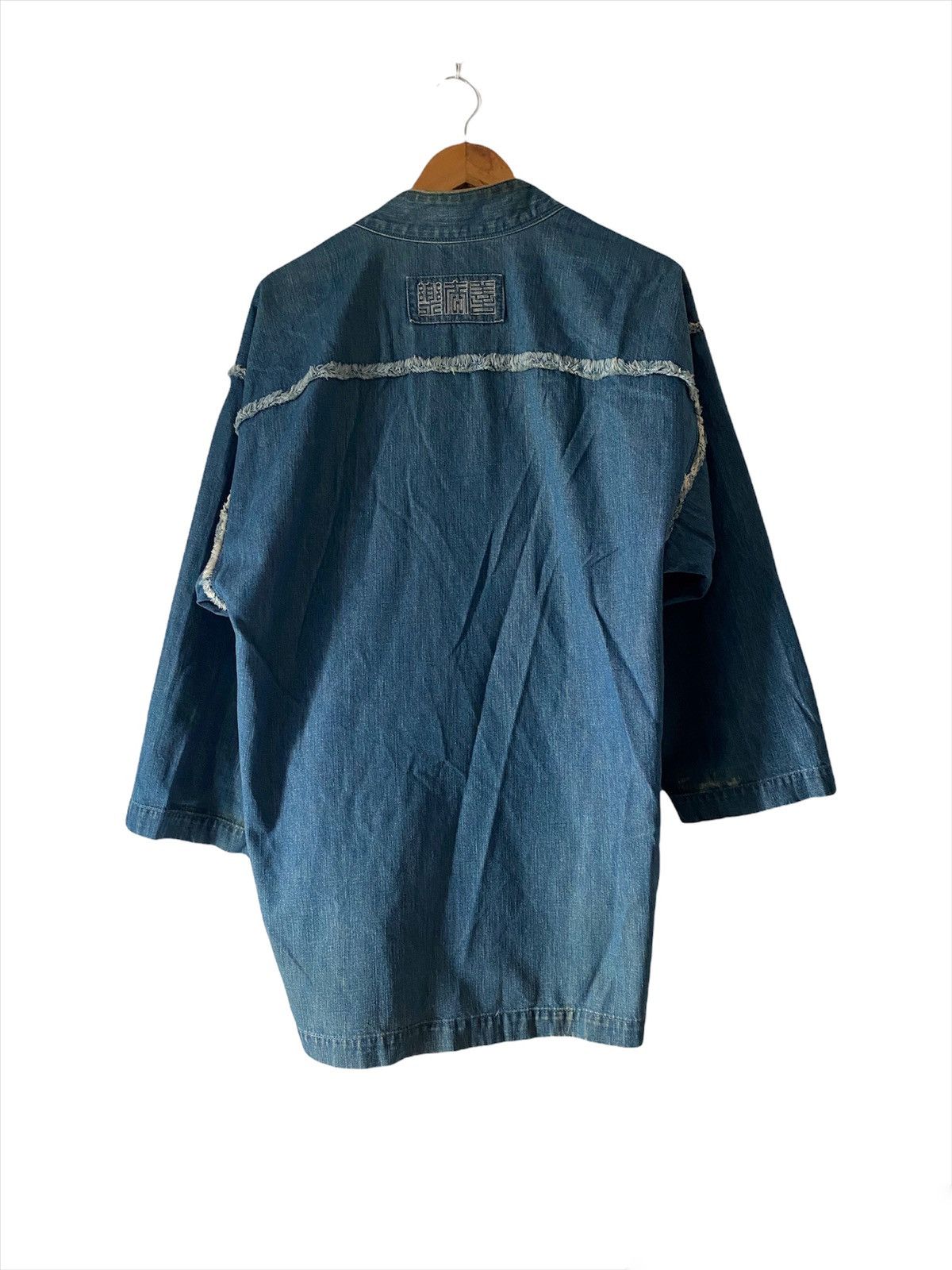Blue Blue Japan × Japanese Brand × Vintage 🇯🇵Vintage Dyen Kimono Pachwork style visvim kapital design Size US L / EU 52-54 / 3 - 7 Thumbnail
