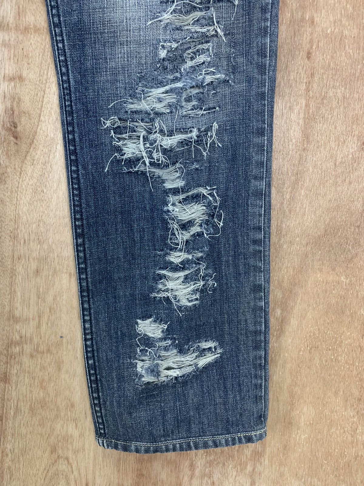 Edwin Edwin Distressed Denim Designed Japan 505 Vintage Size US 32 / EU 48 - 5 Thumbnail
