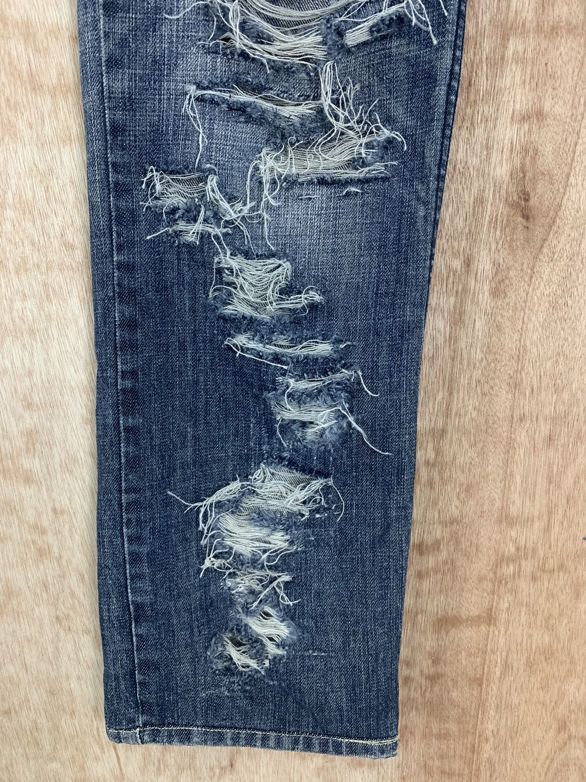 Edwin Edwin Distressed Denim Designed Japan 505 Vintage Size US 32 / EU 48 - 4 Thumbnail