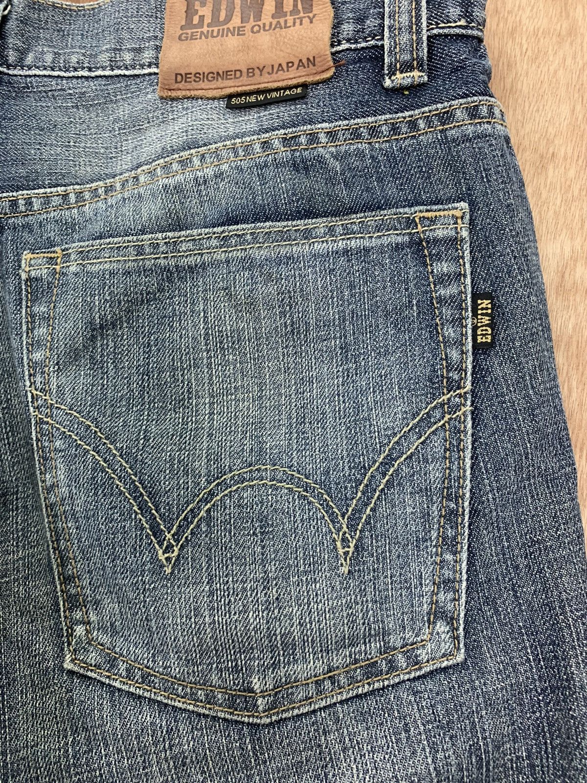 Edwin Edwin Distressed Denim Designed Japan 505 Vintage Size US 32 / EU 48 - 15 Thumbnail