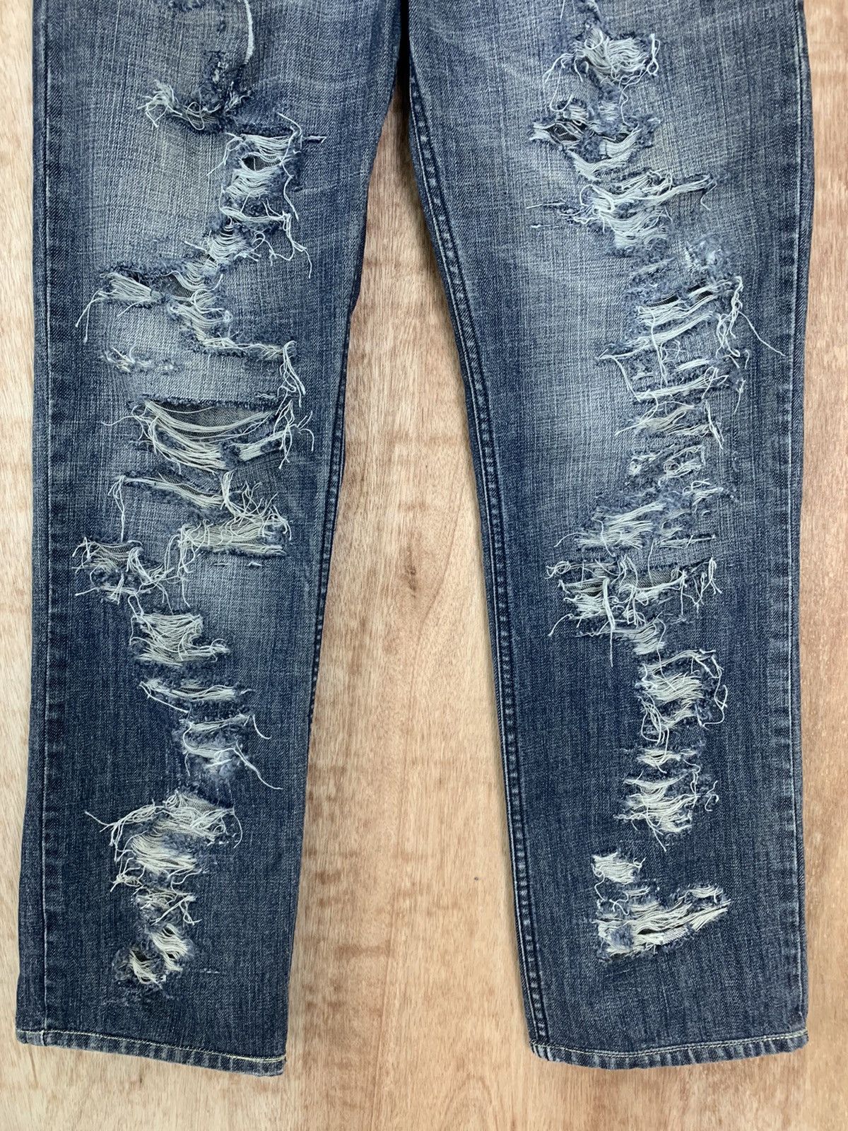 Edwin Edwin Distressed Denim Designed Japan 505 Vintage Size US 32 / EU 48 - 3 Thumbnail