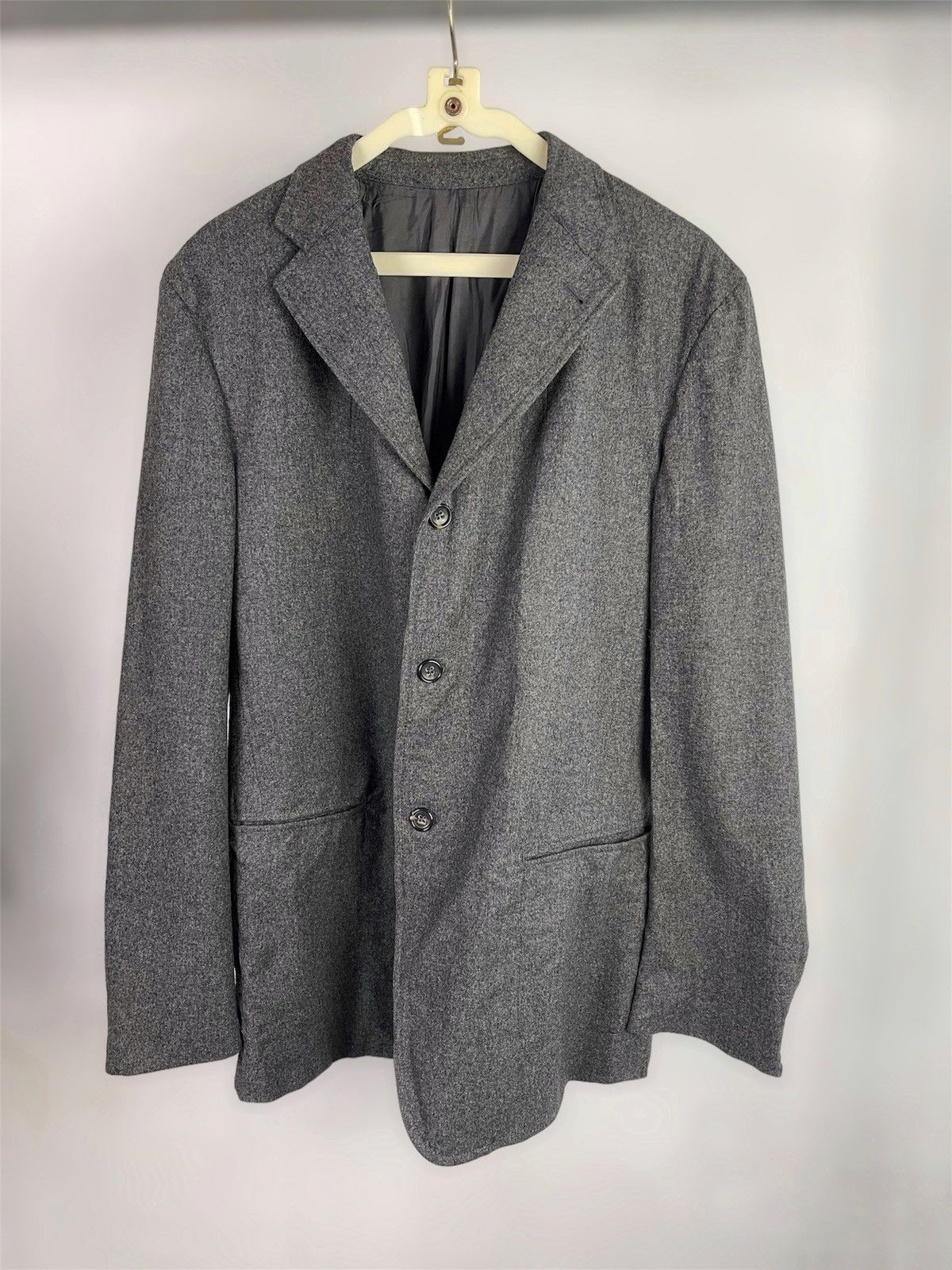 Jil Sander Raf Simons Tailor Made Jill Sander Grey Wool Coat Size 50R - 1 Thumbnail