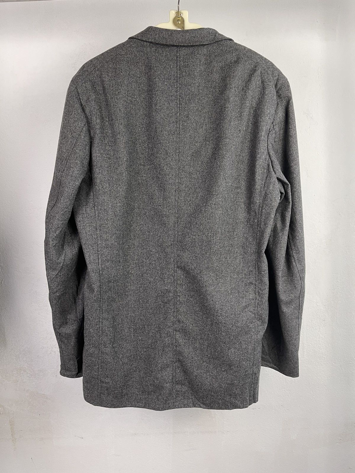 Jil Sander Raf Simons Tailor Made Jill Sander Grey Wool Coat Size 50R - 3 Thumbnail
