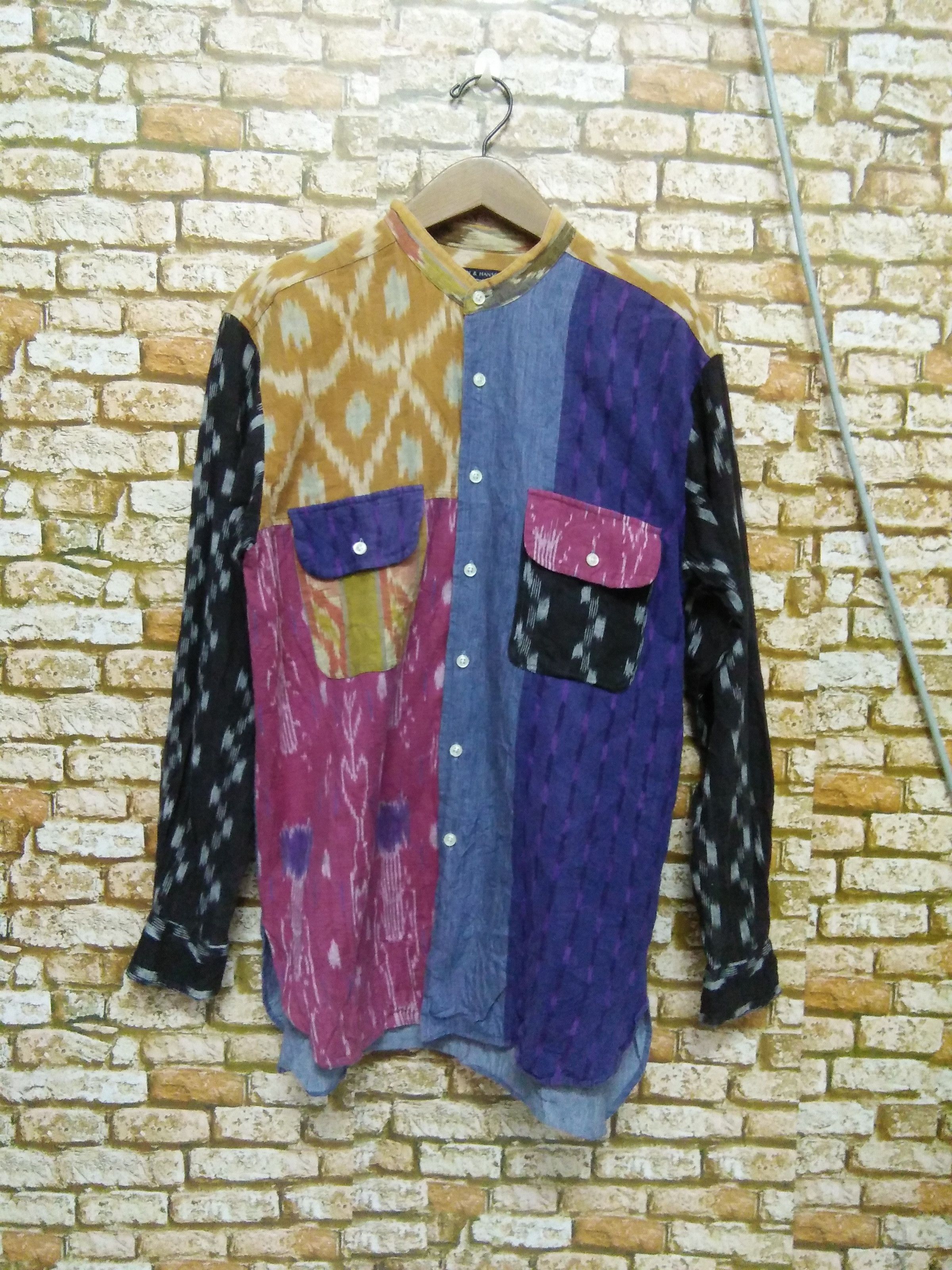 Designer × Vintage ALLEN & HANSON NAVAJO SHIRT BUTTON (A341) Size US L / EU 52-54 / 3 - 1 Thumbnail