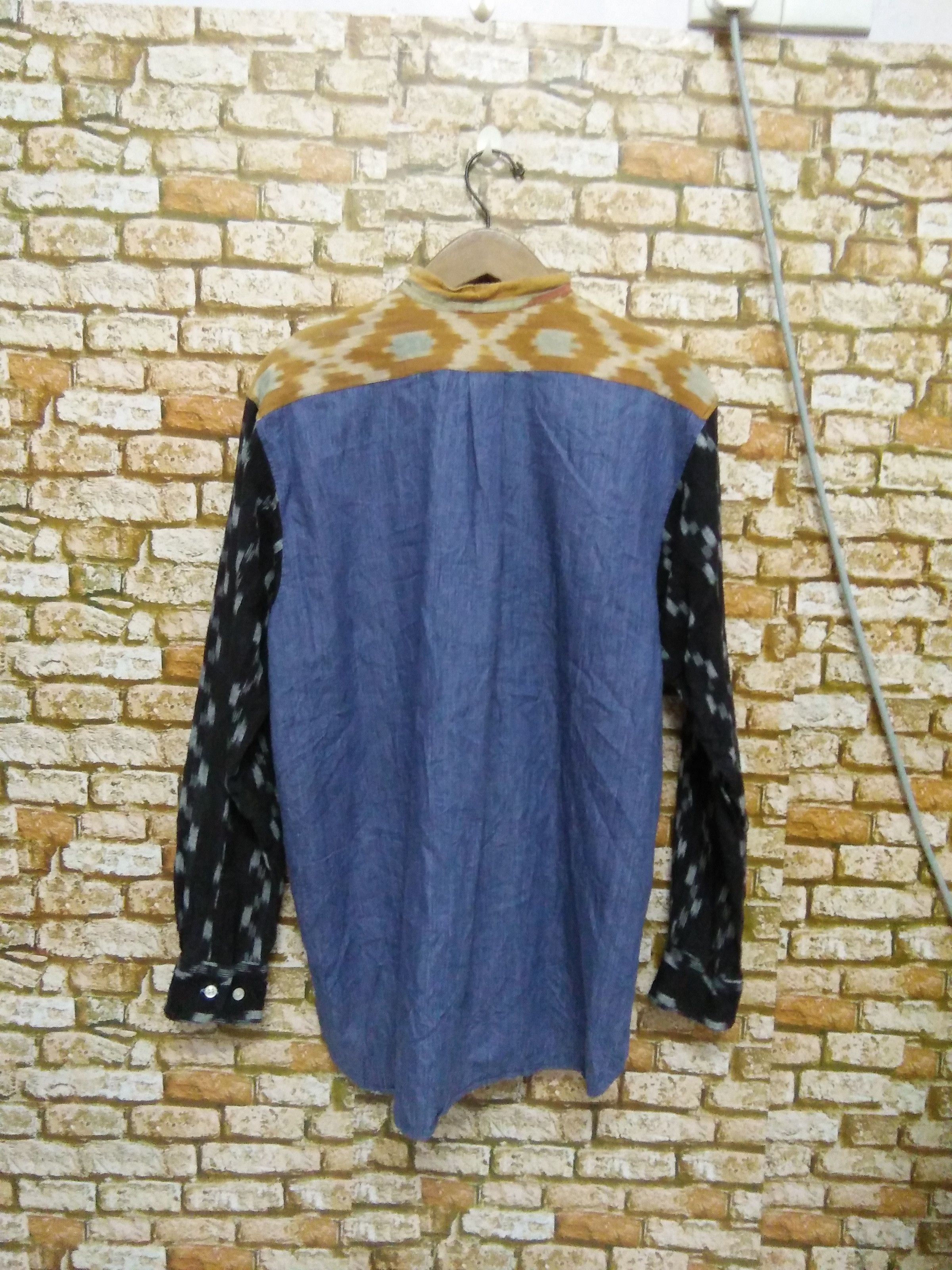 Designer × Vintage ALLEN & HANSON NAVAJO SHIRT BUTTON (A341) Size US L / EU 52-54 / 3 - 2 Thumbnail