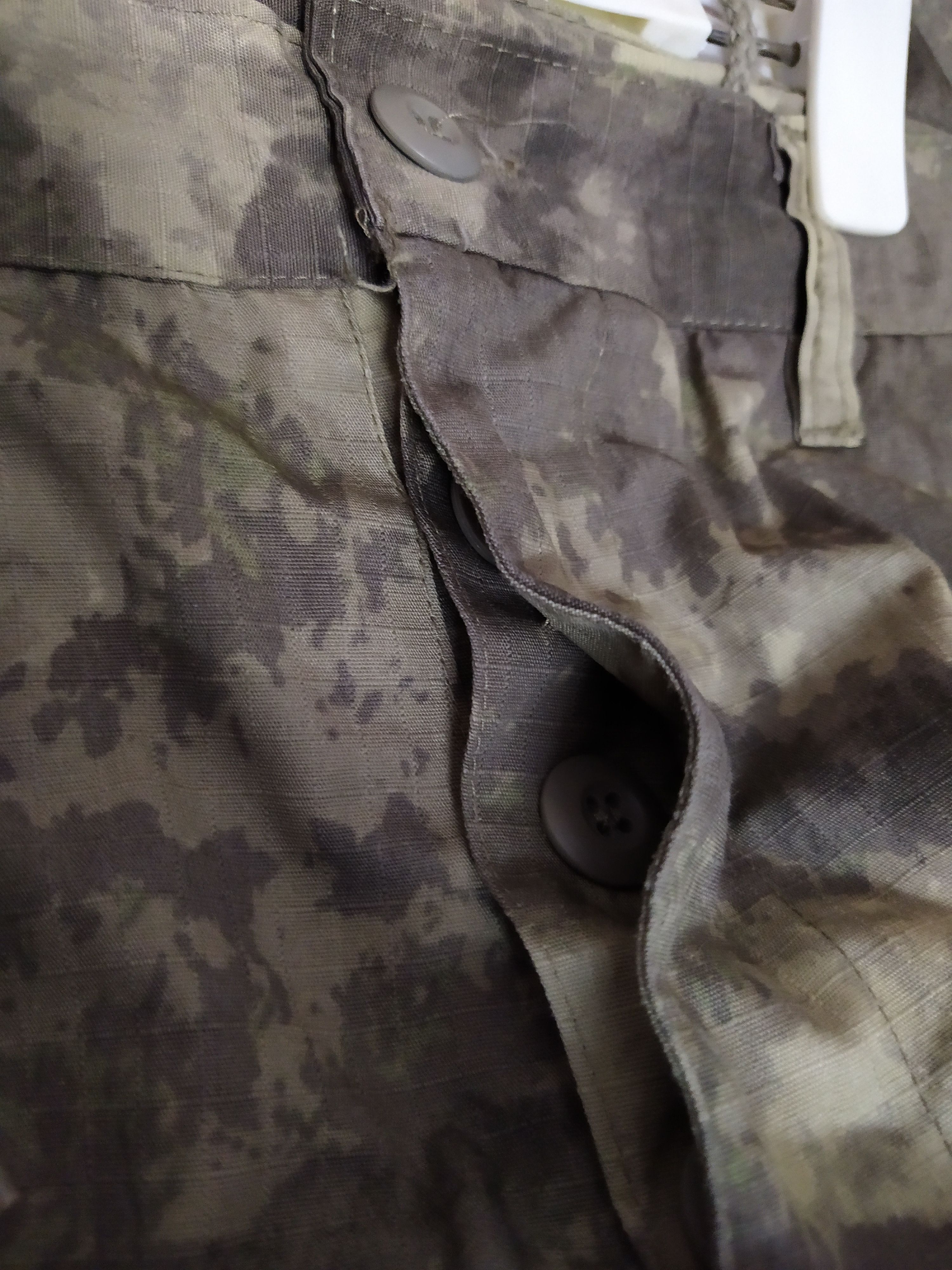 Japanese Brand MILITARY HUNTING SMOKE CAMO TROUSERS (B629) Size US 34 / EU 50 - 10 Thumbnail