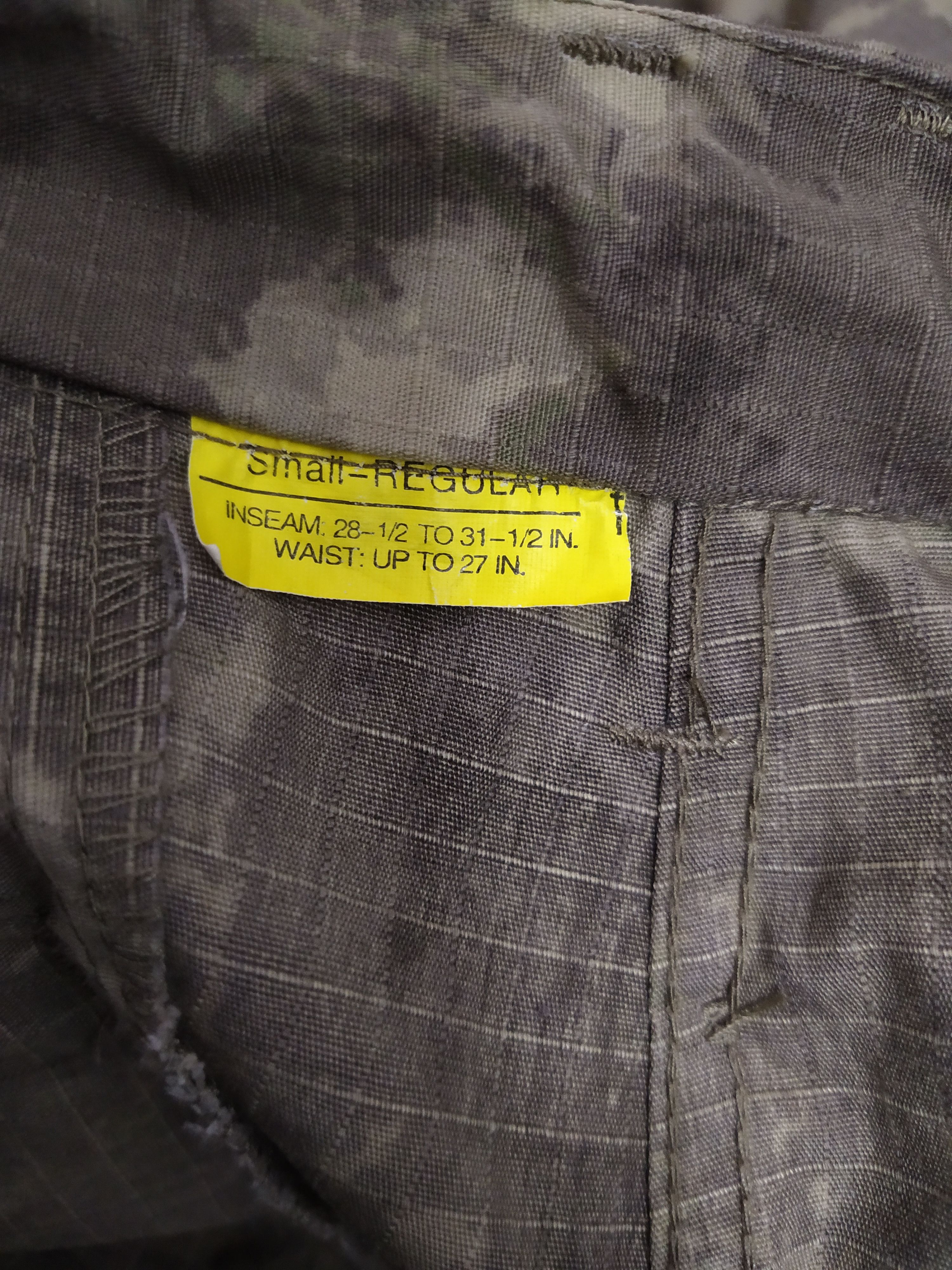 Japanese Brand MILITARY HUNTING SMOKE CAMO TROUSERS (B629) Size US 34 / EU 50 - 11 Thumbnail