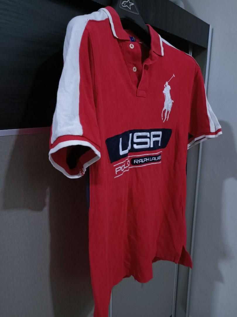 Polo Ralph Lauren 🇺🇸 Polo Ralph Lauren USA Big Pony Polo Shirt Size US L / EU 52-54 / 3 - 3 Thumbnail