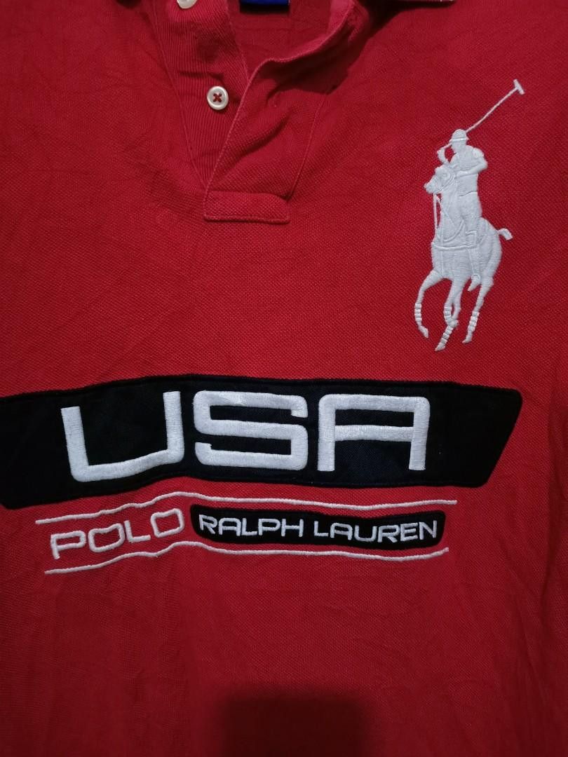 Polo Ralph Lauren 🇺🇸 Polo Ralph Lauren USA Big Pony Polo Shirt Size US L / EU 52-54 / 3 - 2 Thumbnail
