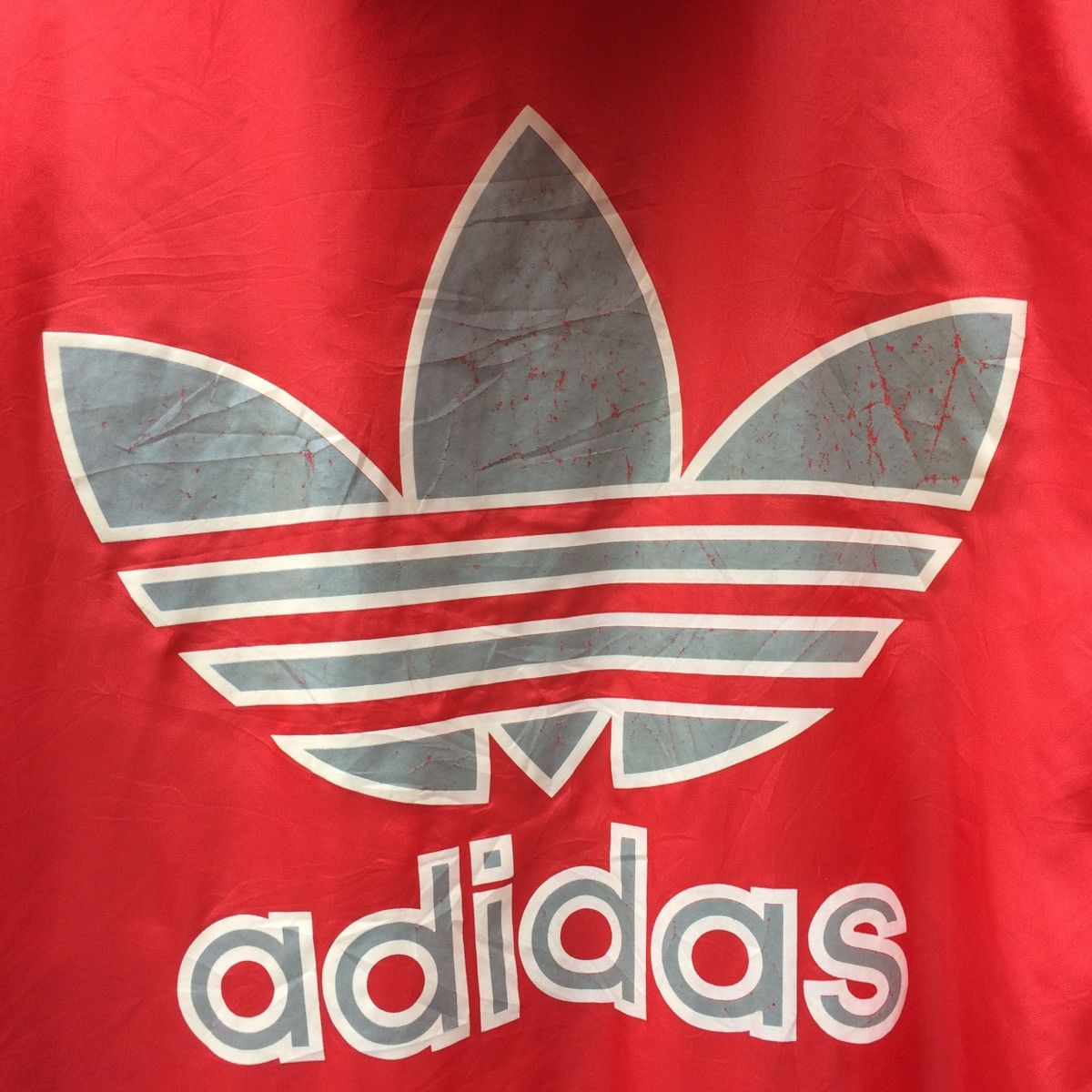 Adidas × Vintage Vintage Adidas Big Logo baggy hiphop sherpa linen Size US XL / EU 56 / 4 - 6 Thumbnail
